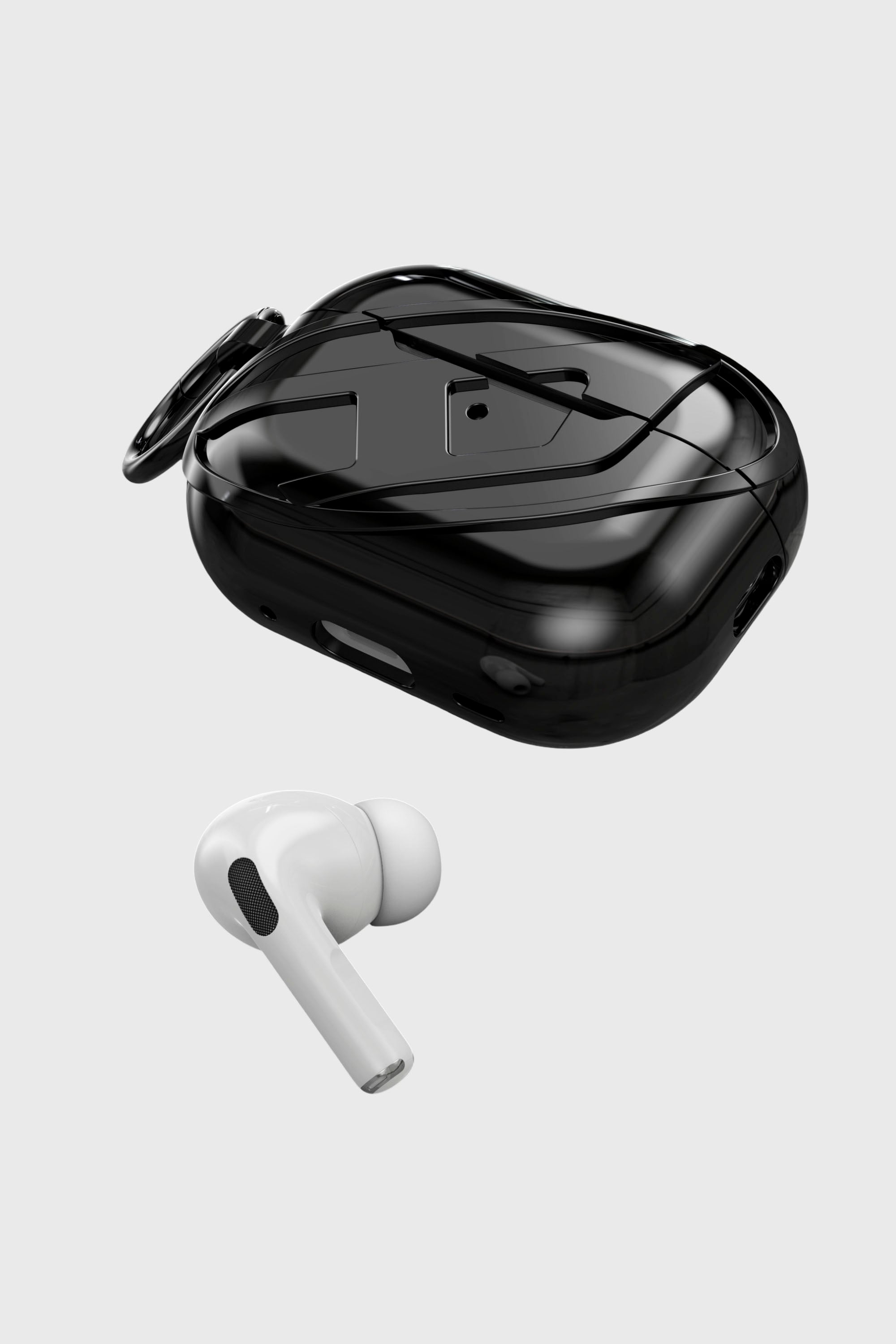 Diesel - 60275 MOULDED CASE, Unisex's Airpods Case Airpods Pro / Pro 2 in Black - 4