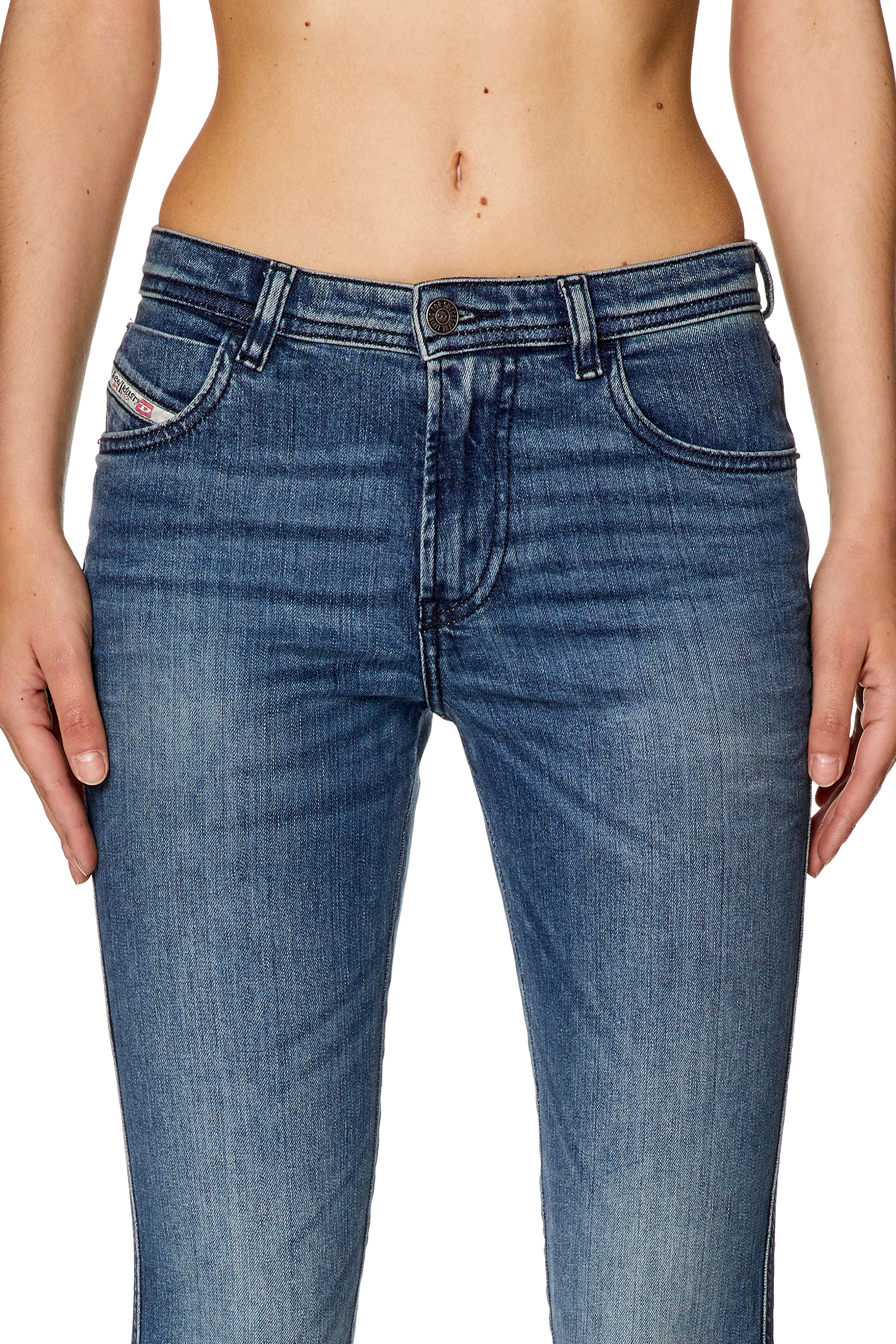 Diesel - Skinny Jeans 2015 Babhila 0LICM, Medium blue - Image 3