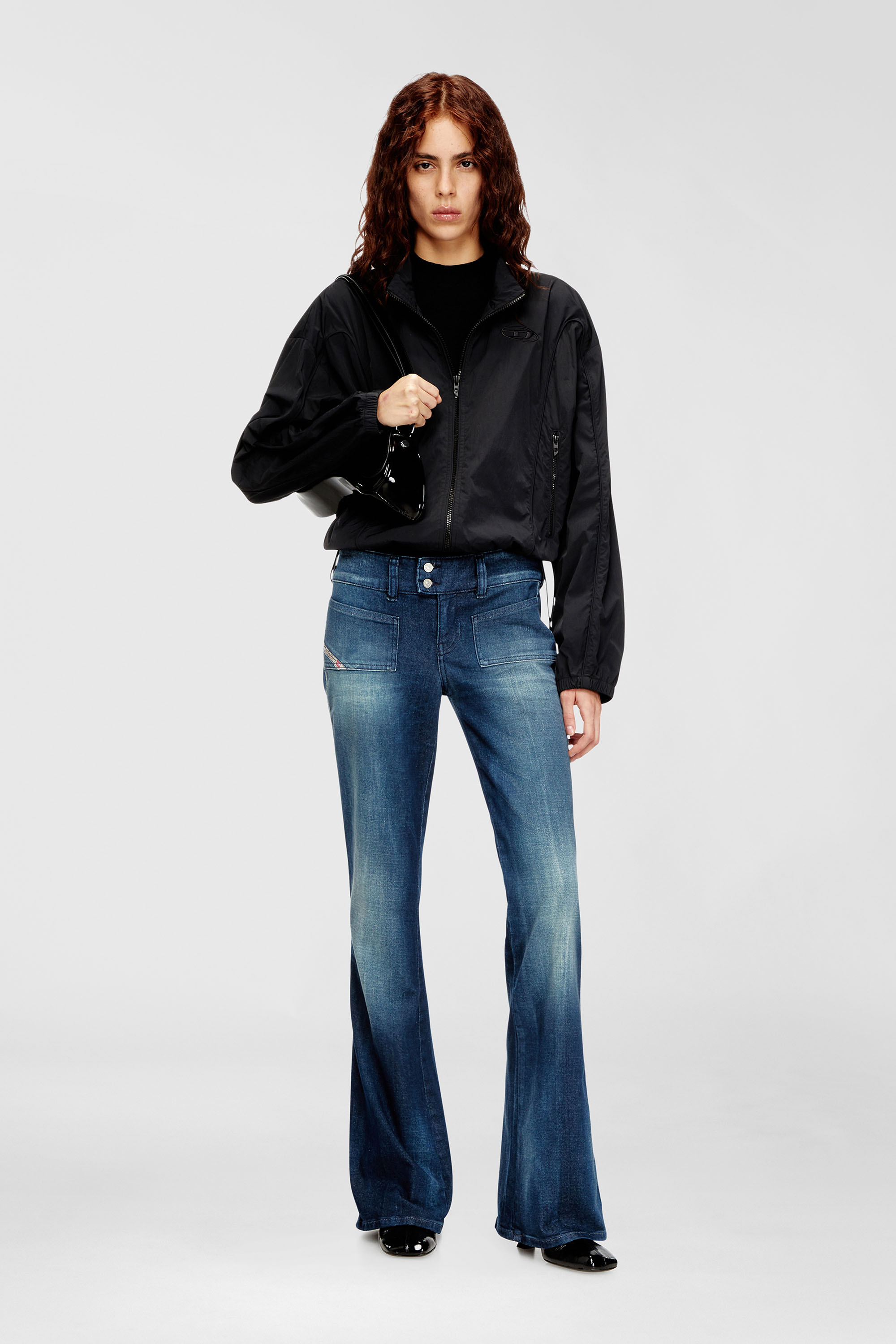 Diesel - PLAY CROSSBODY, Woman's Play-Glossy crossbody bag in Black - 1