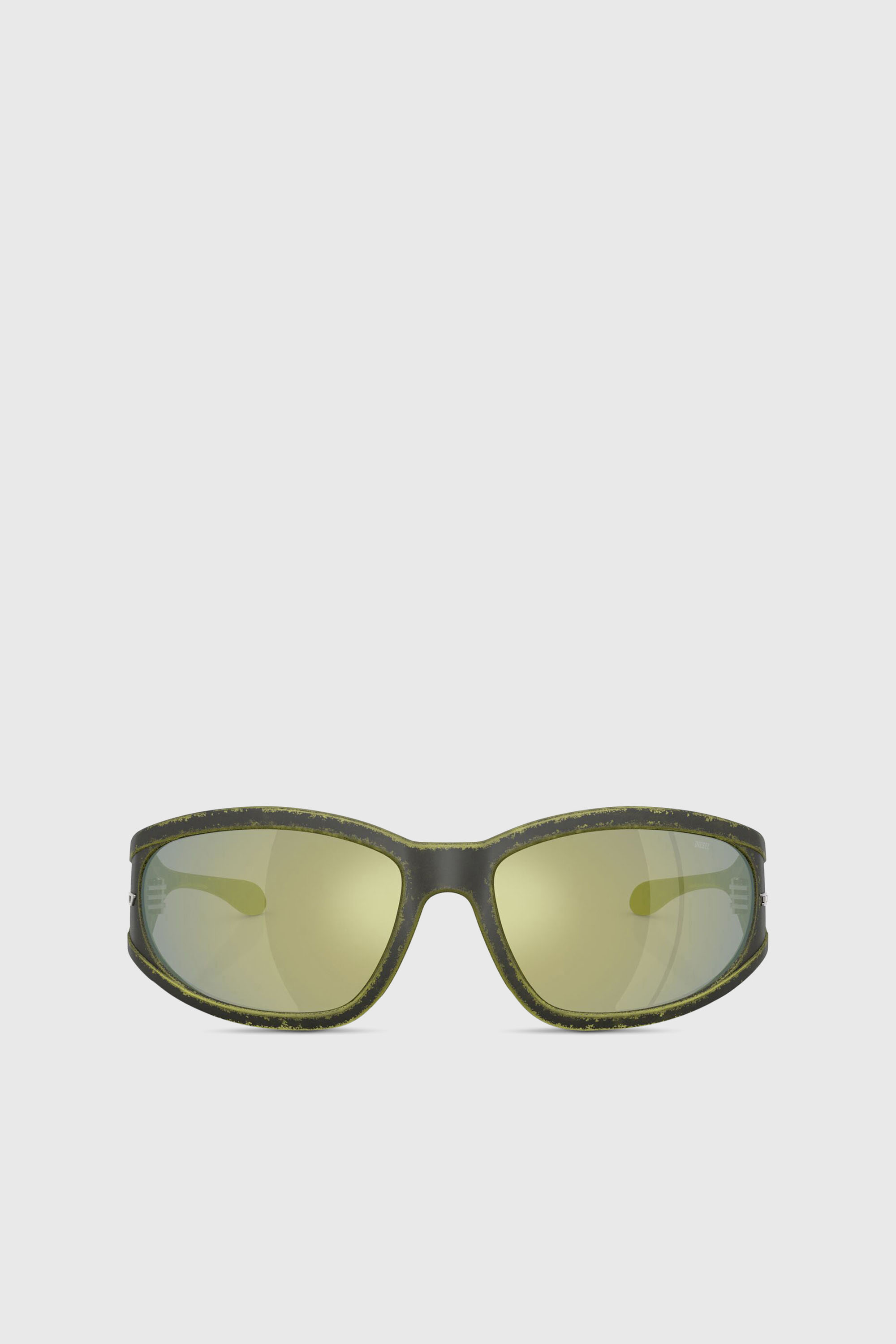 Diesel - 0DL3002, Unisex's Rectangular sunglasses in acetate in Green - 1