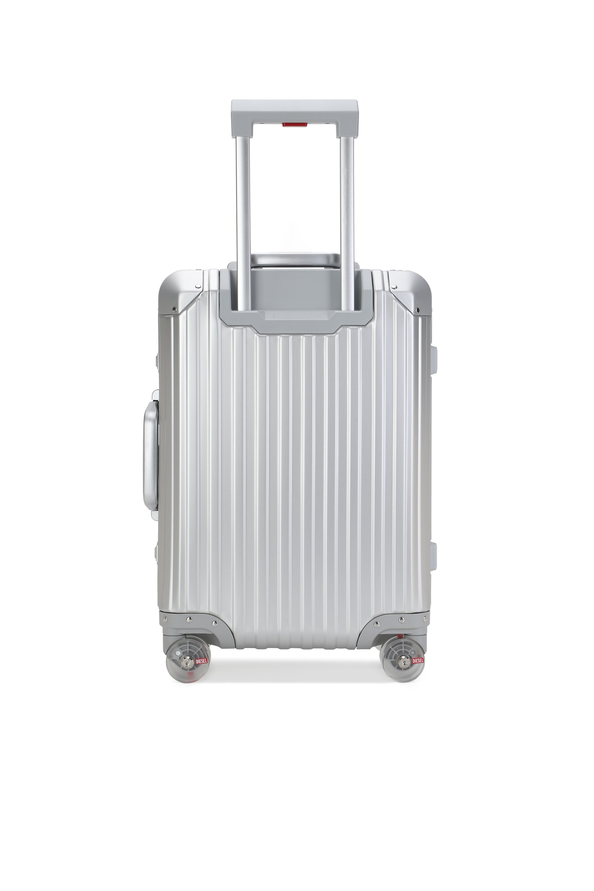 Diesel - DIESEL ALUMINUM TROLLEY- DSL002, Unisex's Aluminum suitcase size S in Silver - 2