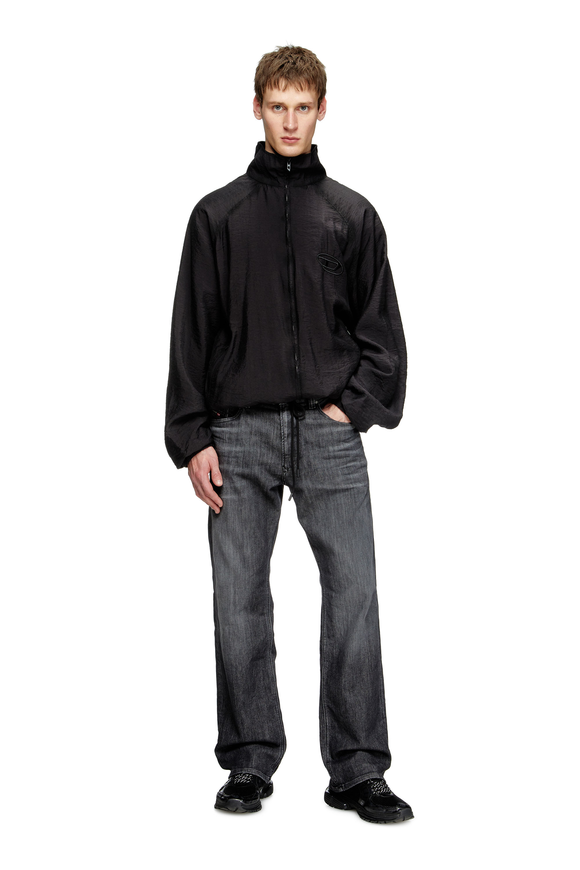 Diesel - Man's Relaxed 2080 D-Reel Joggjeans® 09M66, Black/Dark grey - 1