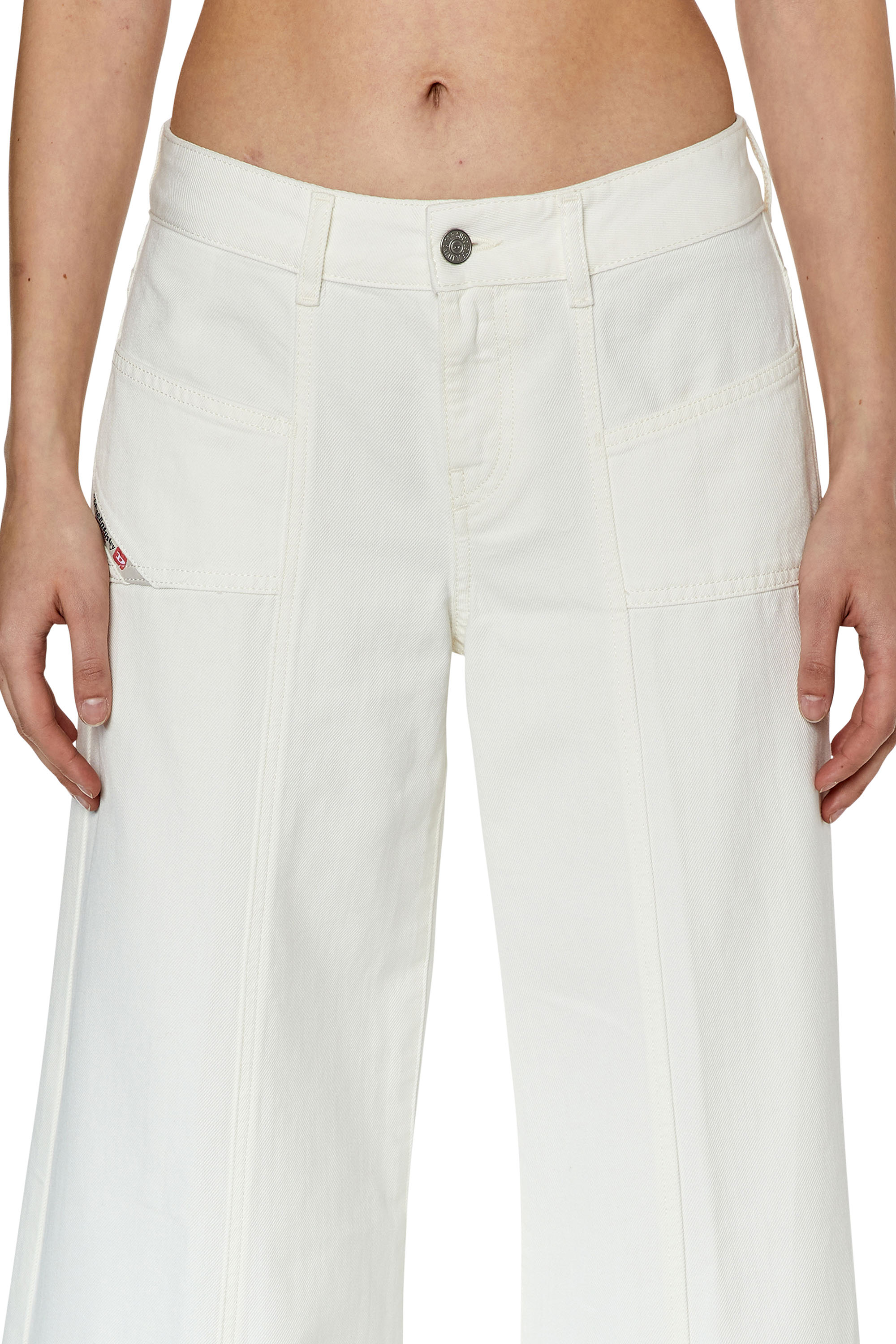 Diesel - Woman Bootcut and Flare Jeans D-Akii 068JQ, White - Image 5