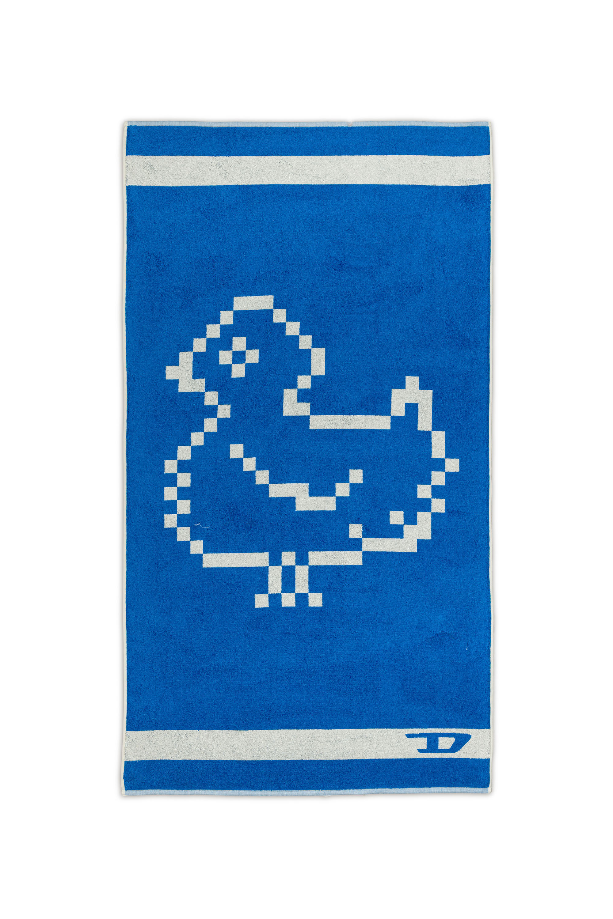 Diesel - 1018134  PIXEL TOYS 1 GREY/BLUE TOWEL, Unisex's Terry towel 100x180 cm in Blue - 1