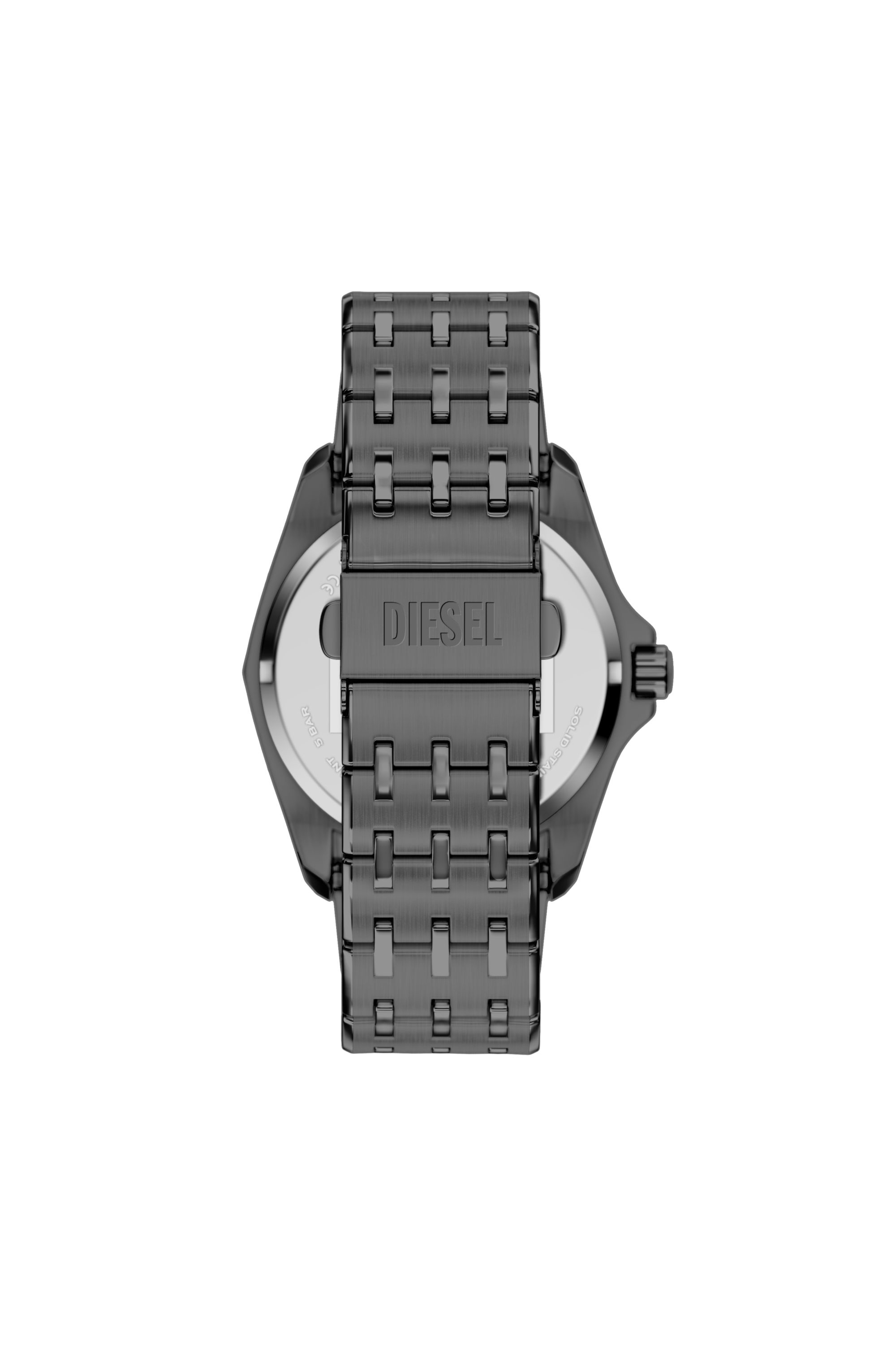 Diesel - DZ2238 WATCH, Man's Stinger gunmetal stainless steel watch in Dark grey - 2