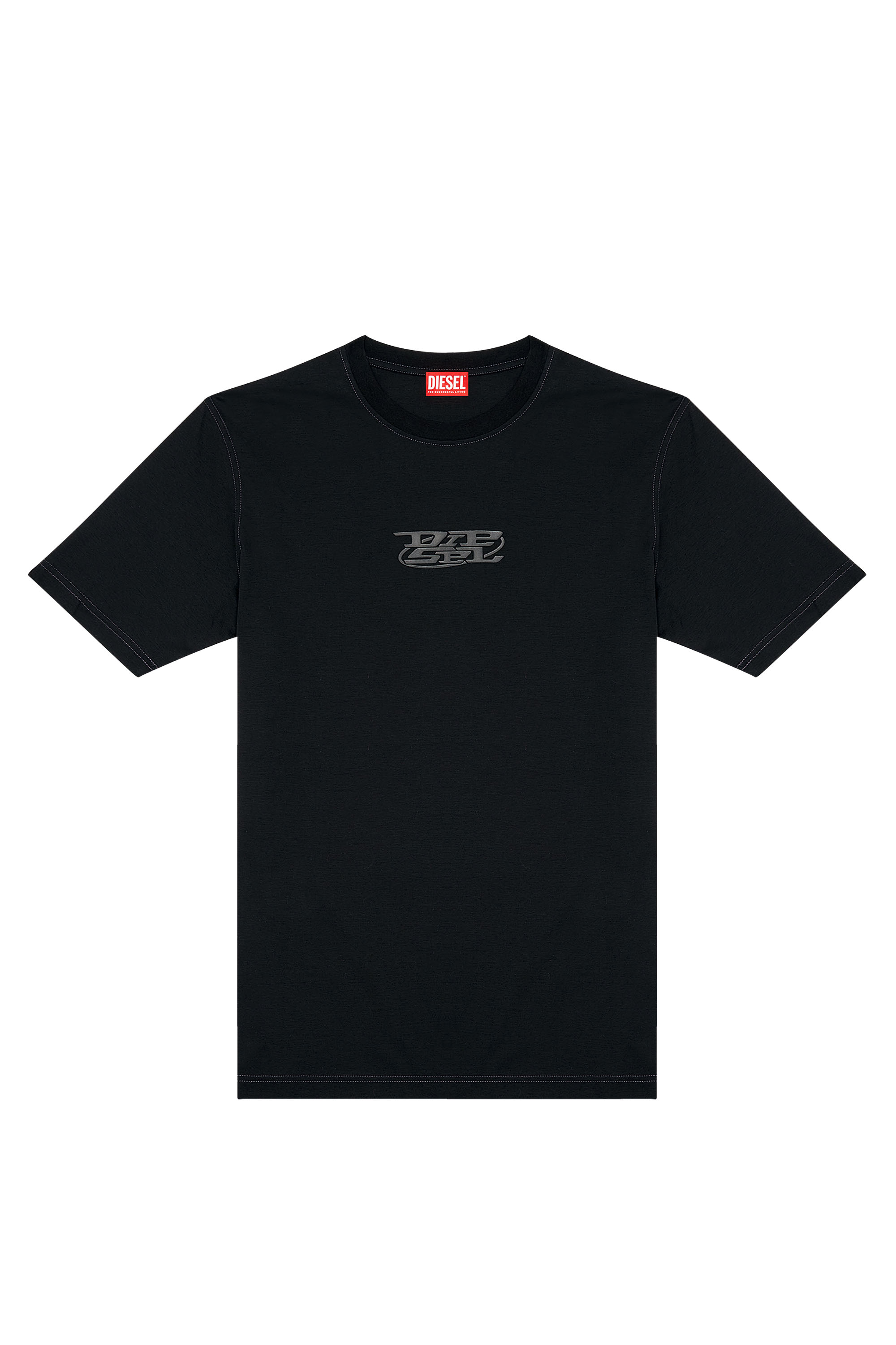 Diesel - T-MUST-SLITS-N, Black - Image 5