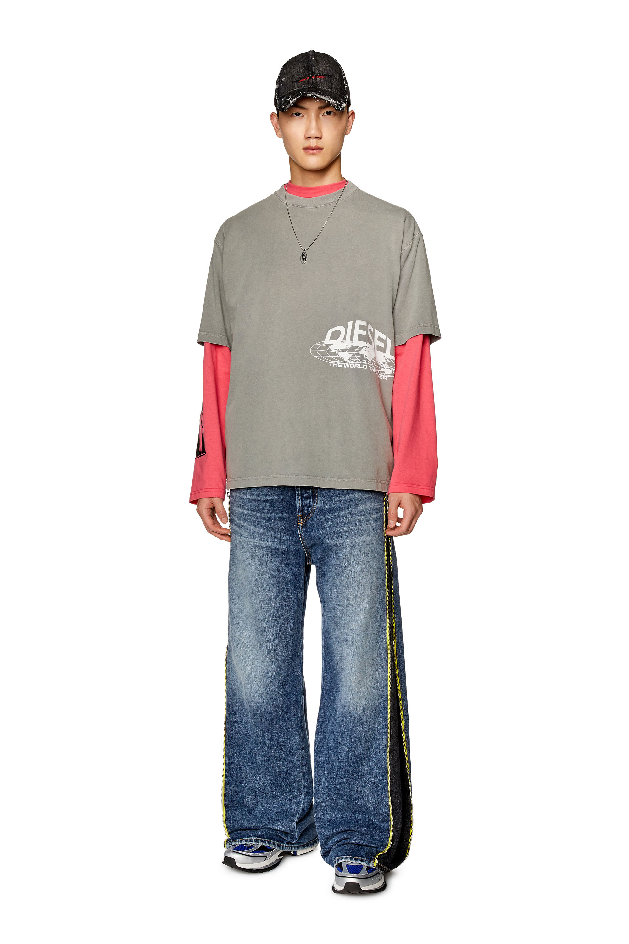 Diesel - Straight Jeans D-Rise 007R9, Medium blue - Image 5