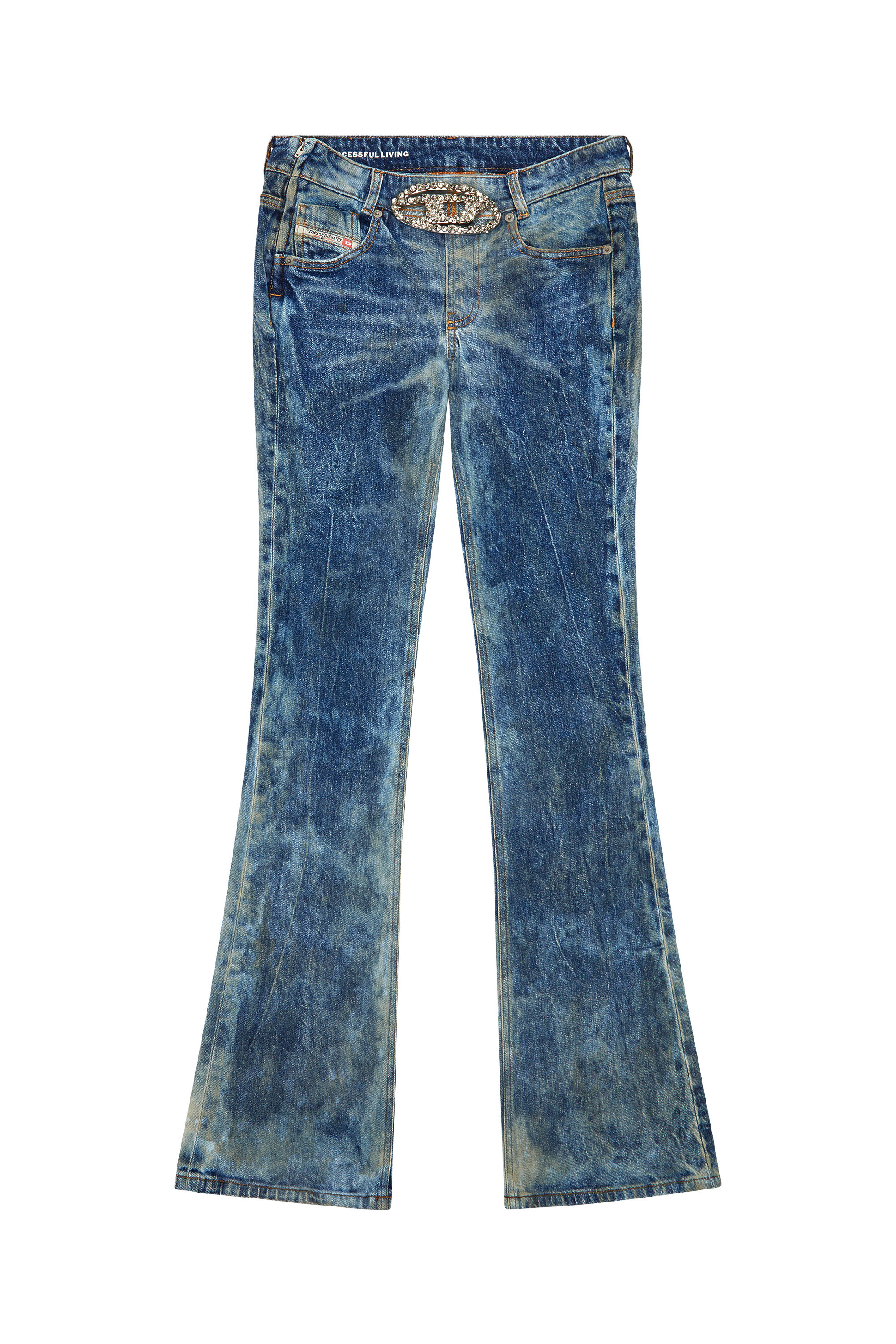 Diesel - Woman Bootcut and Flare Jeans 1969 D-Ebbey 0PGAL, Dark Blue - Image 3