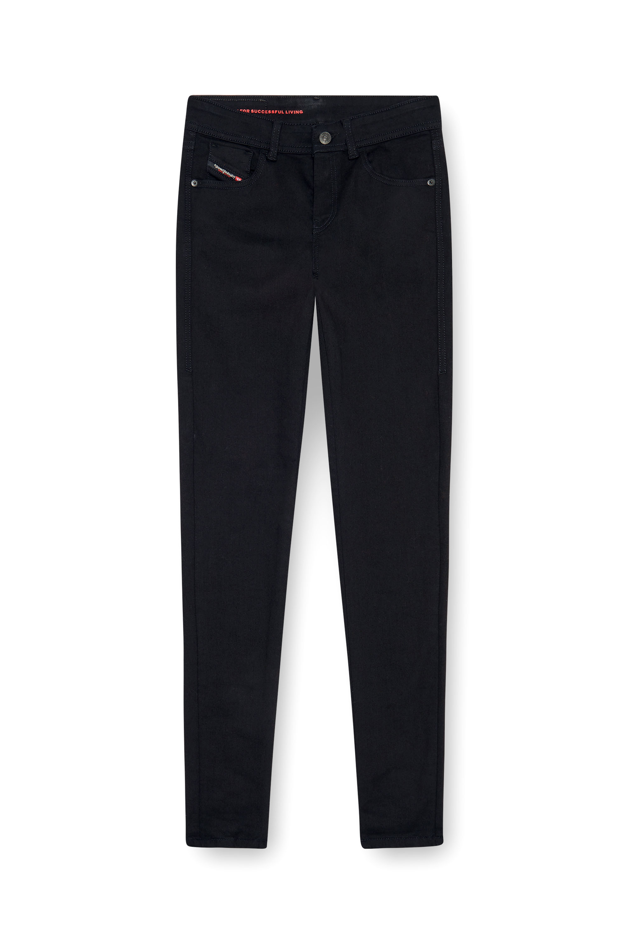 Diesel - Woman's Skinny Jeans 2017 Slandy 069EF, Black/Dark grey - 6