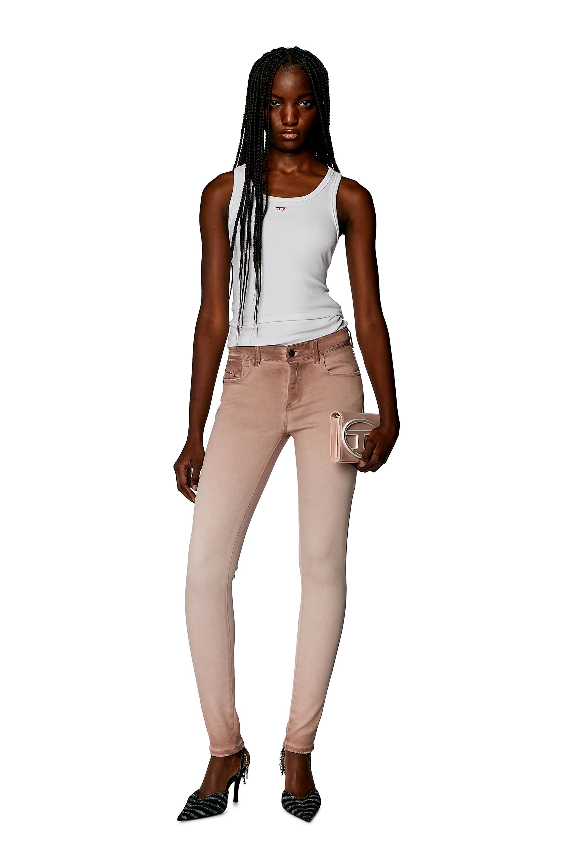 Diesel - Woman Super skinny Jeans 2017 Slandy 09H82, Pink - Image 2
