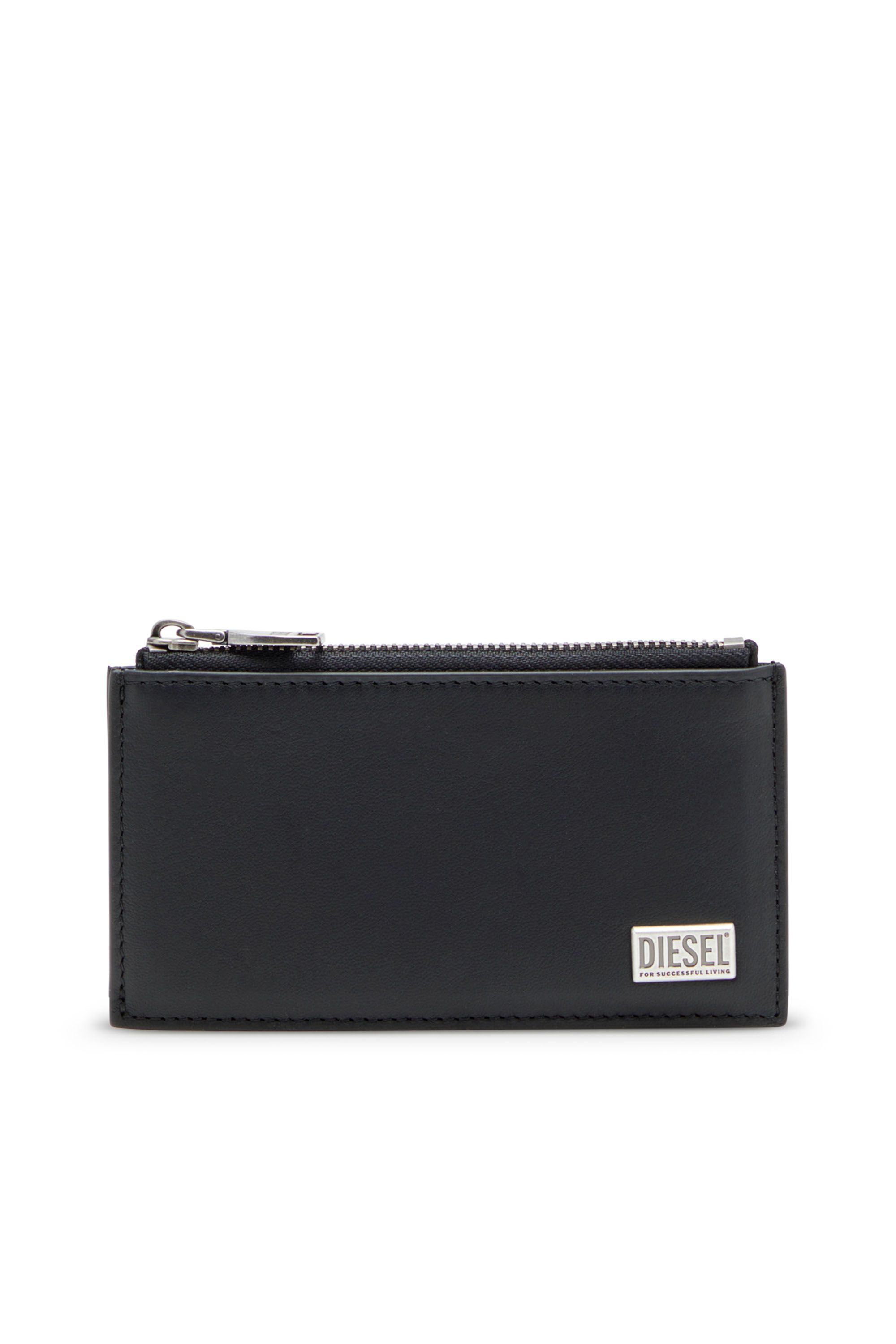 Diesel - BISCOTTO CARD HOLDER III, Man's Flat card holder in semi gloss leather in null - 1