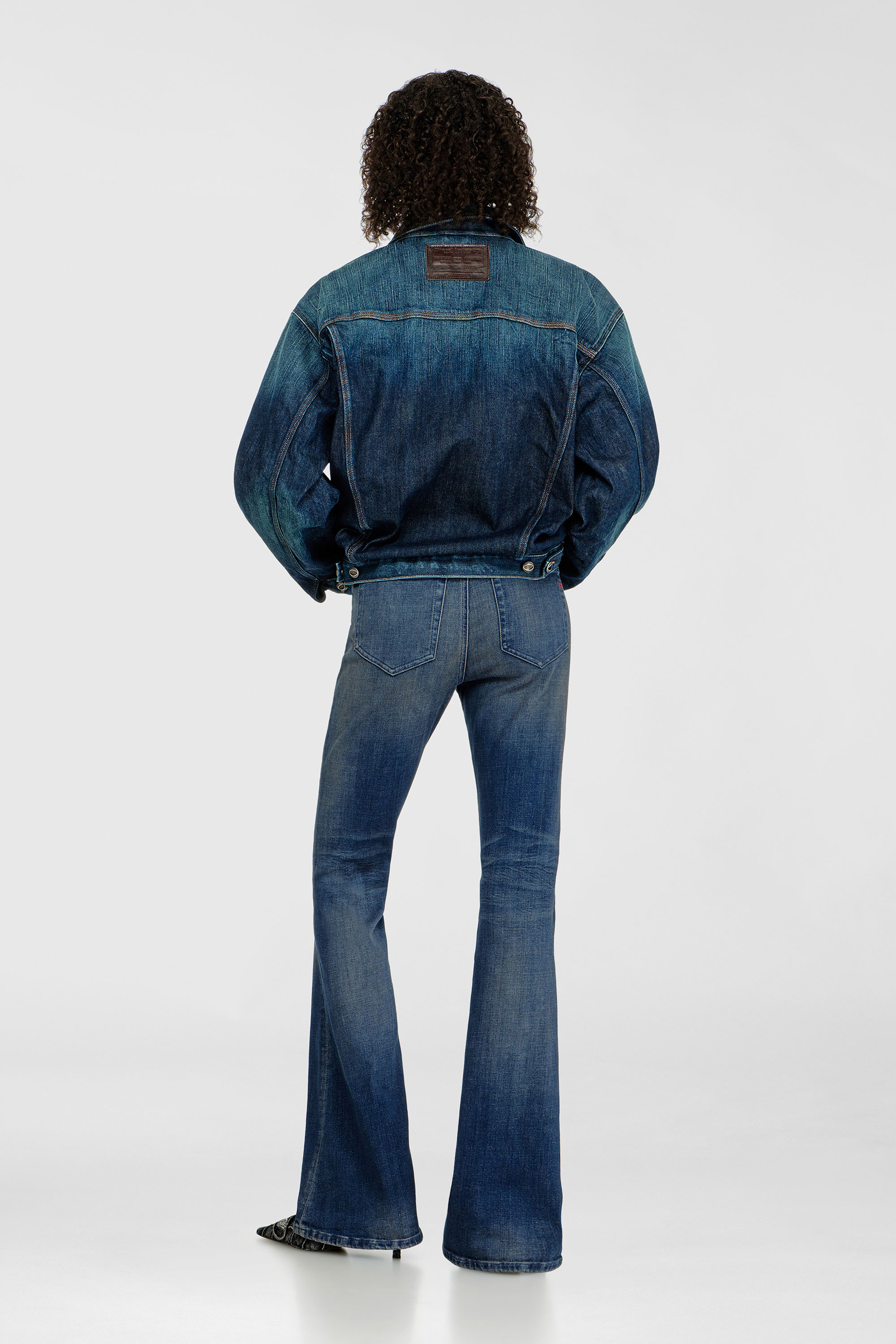 Diesel - Woman's Bootcut Jeans 1973 D-Partt 09P67, Dark Blue - 3