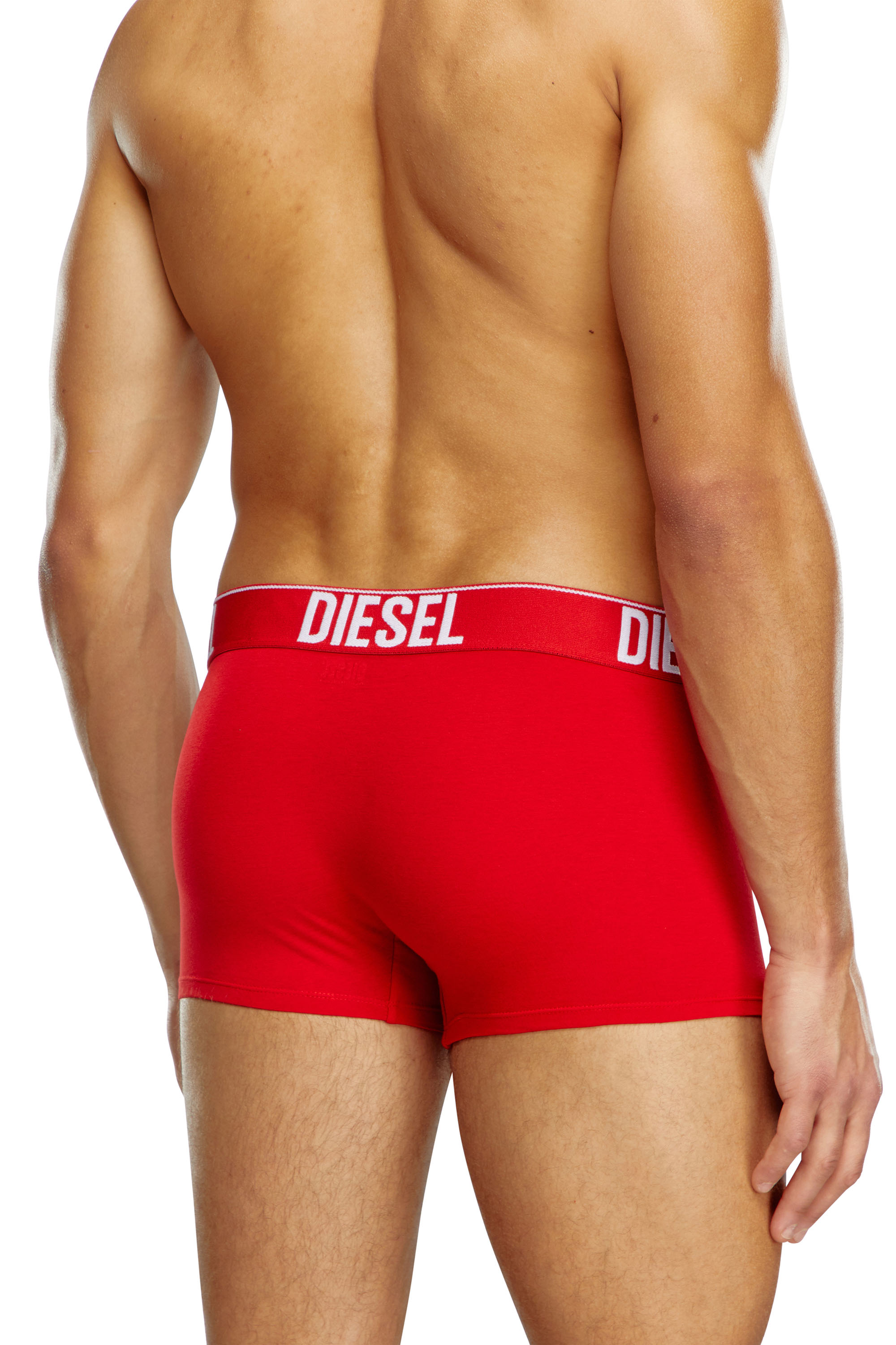 Diesel - UMBX-DAMIENTHREEPACK, Man's Three-pack boxer briefs with tonal waist in White/Black - 3