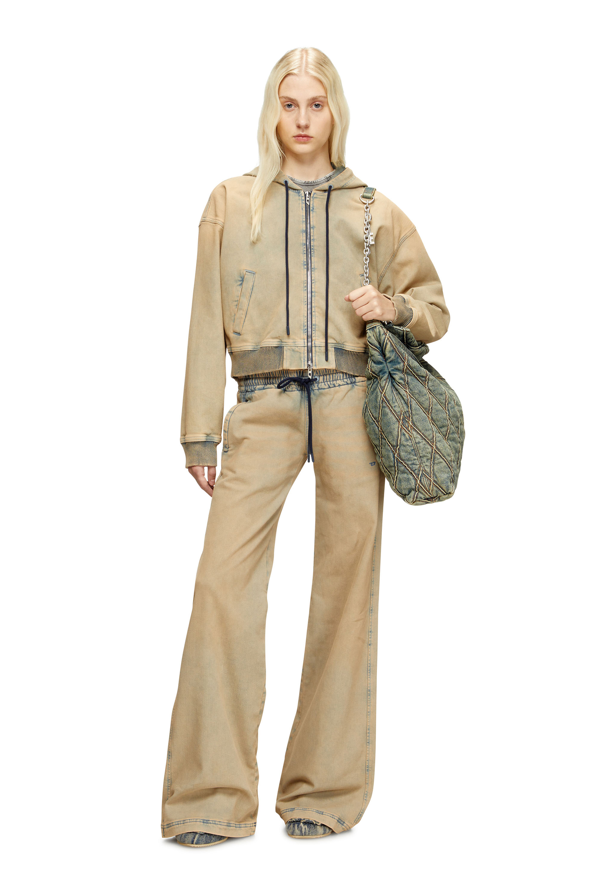 Relaxed 2078 D-Ainty Joggjeans® 09M33, Blue/Beige Diesel - Woman's Relaxed 2078 D-Ainty Joggjeans® 09M33, Blue/Beige - 1