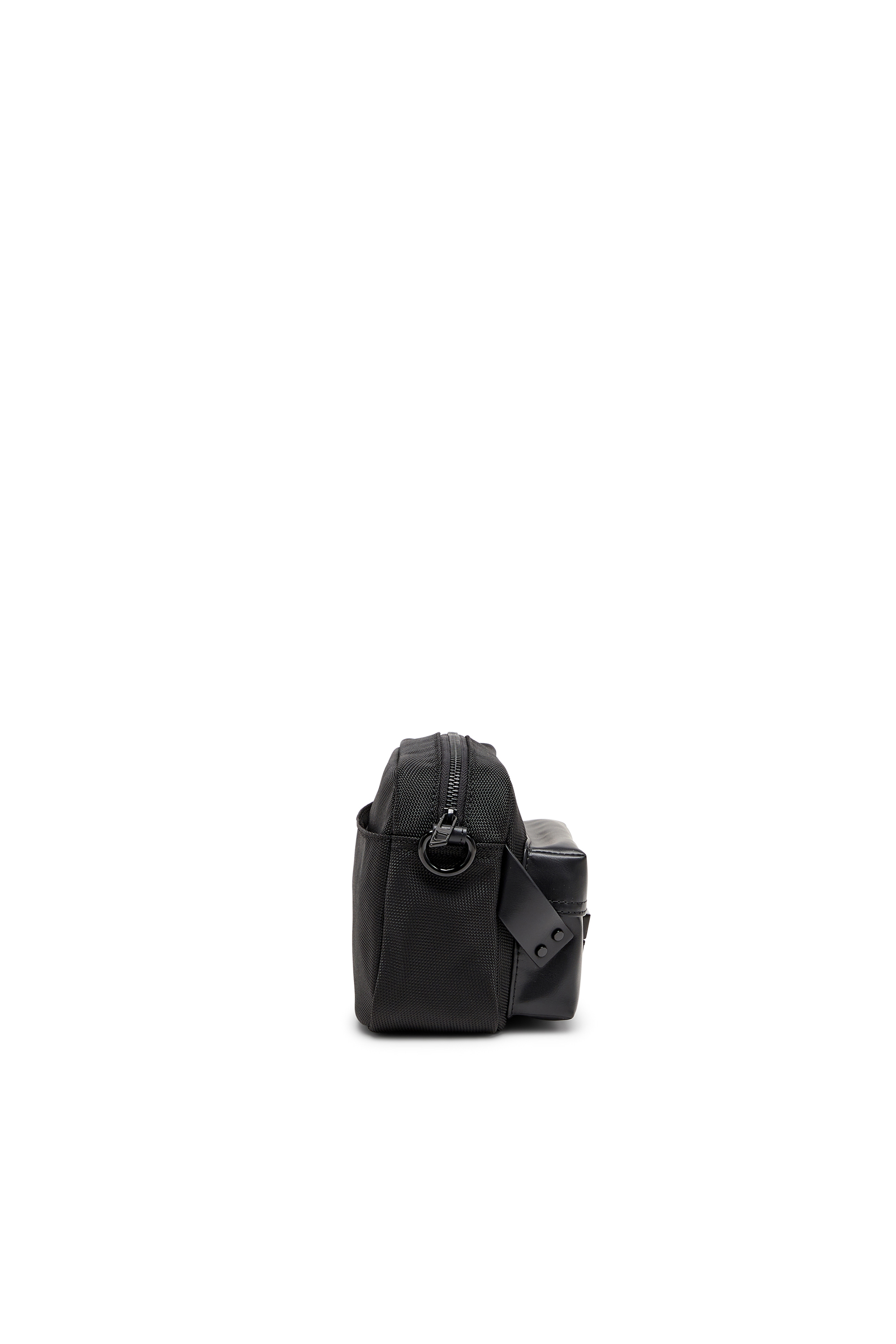 Diesel - MULTI-PKTS CAMERA BAG X, Unisex's Multi-Pkts - Crossbody bag in nylon with flap pocket in Black - 4