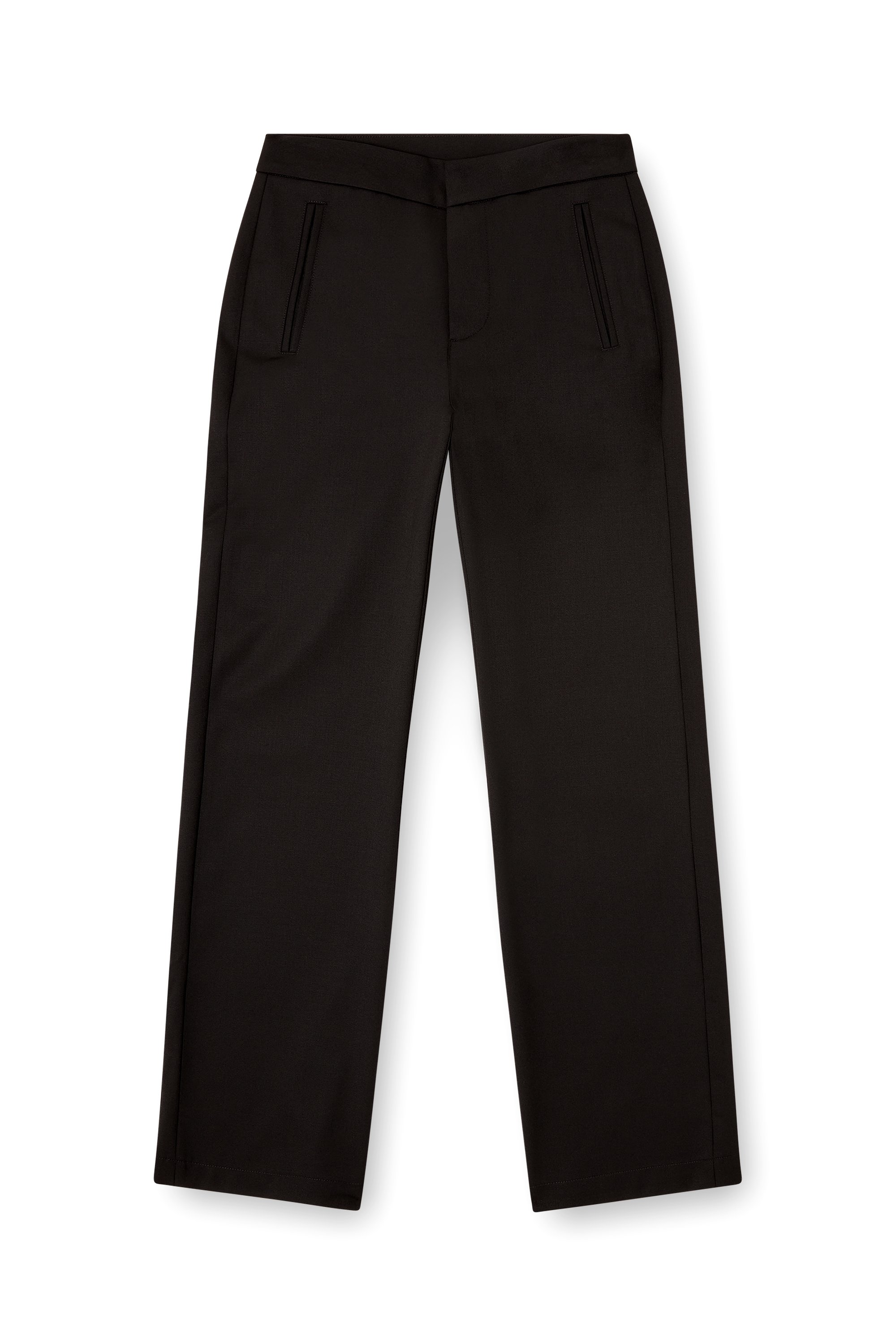 Diesel - P-ROMISE-S3, Woman's Pants in cool wool in Black - 4