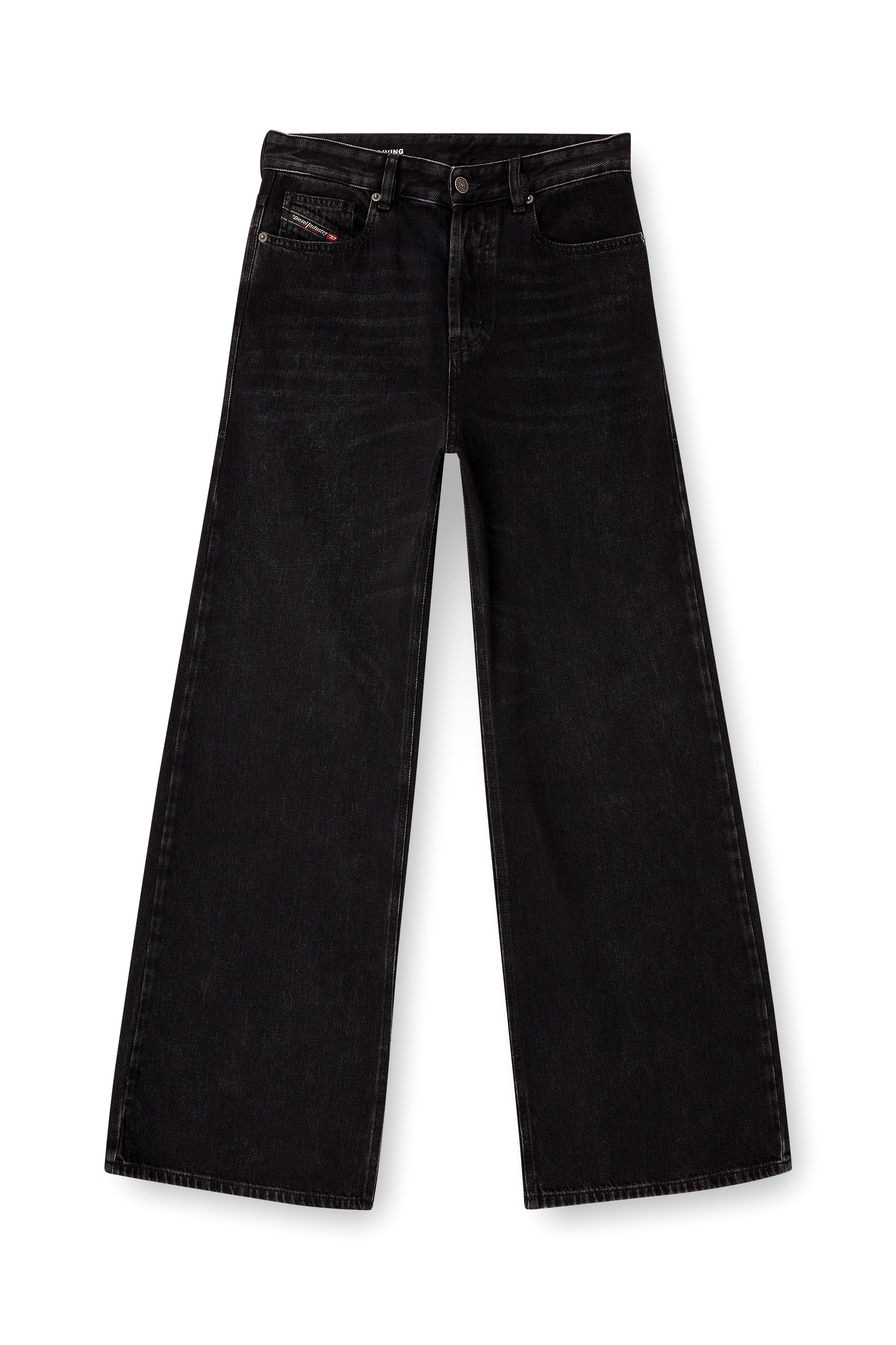 Diesel - Woman's Relaxed Jeans 1996 D-Sire 09P09, Black/Dark grey - 3