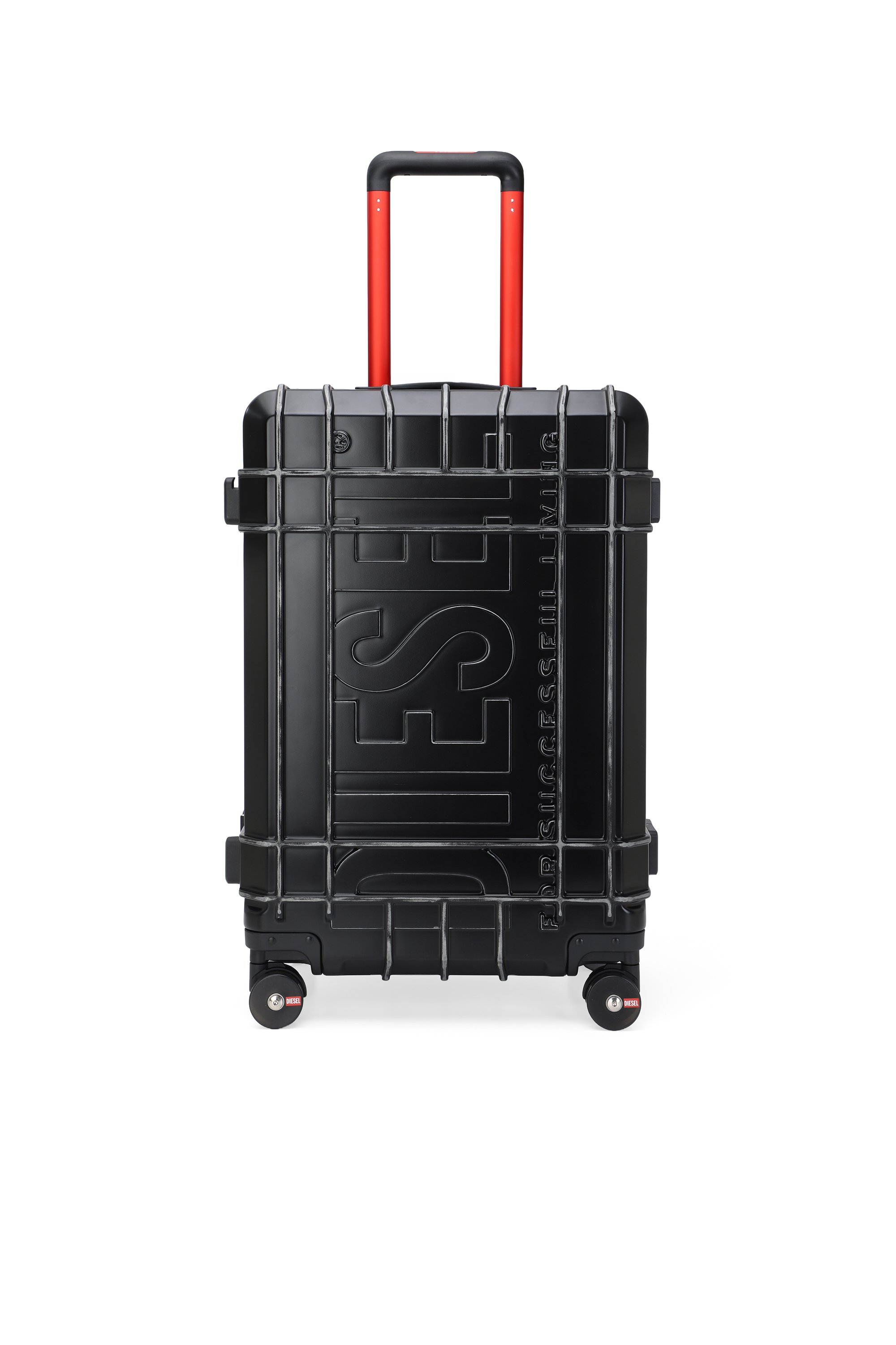 Diesel - DIESEL PC STRONG IMAGE TROLLEY- DSL003, Unisex's Rugged suitcase size M in Black - 1
