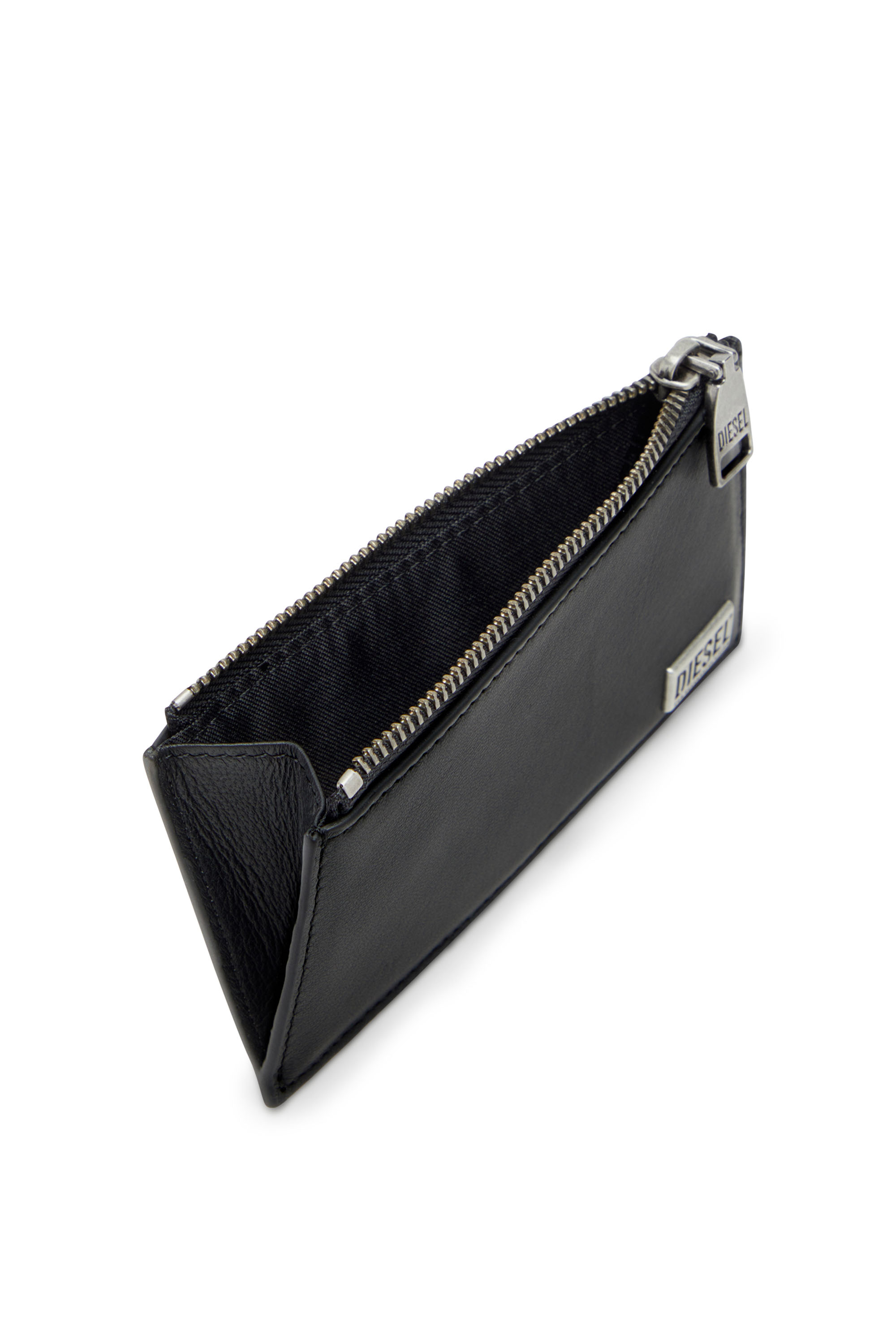 Diesel - BISCOTTO CARD HOLDER III, Man's Flat card holder in semi gloss leather in null - 3
