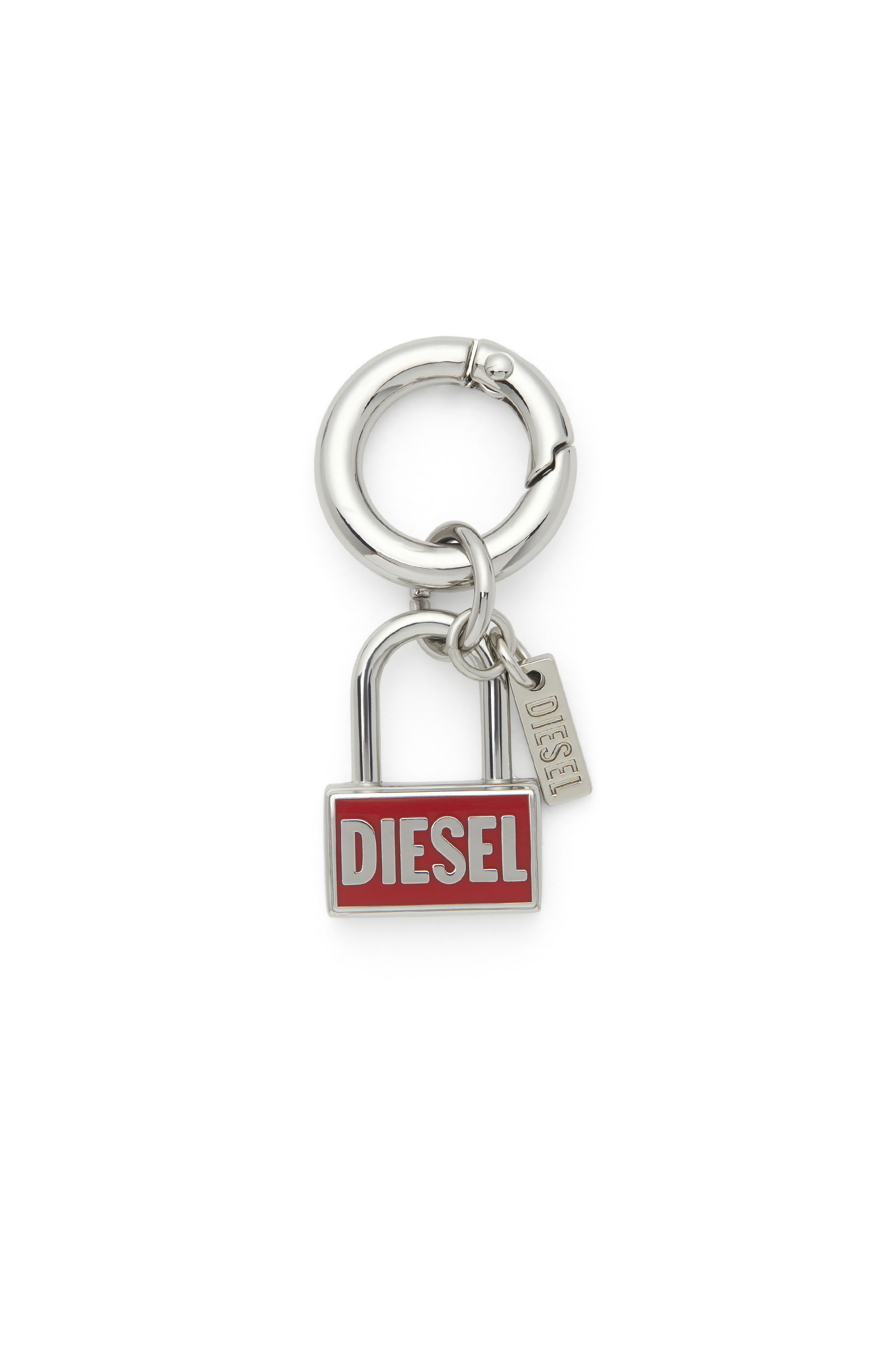 CHARM-LOCK, Silver/Red