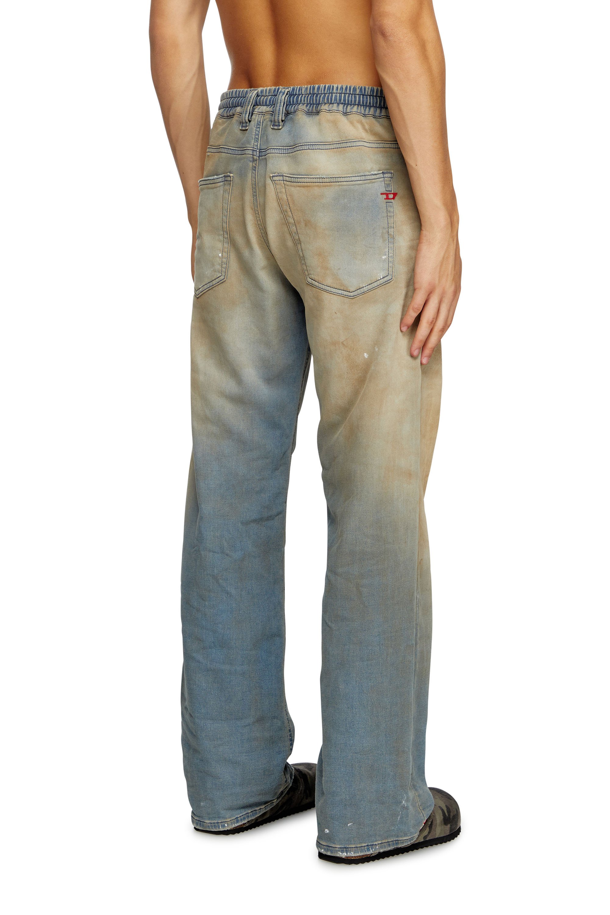 Diesel - Man's Relaxed 2080 D-Reel Joggjeans® 068QL, Light Blue - 3