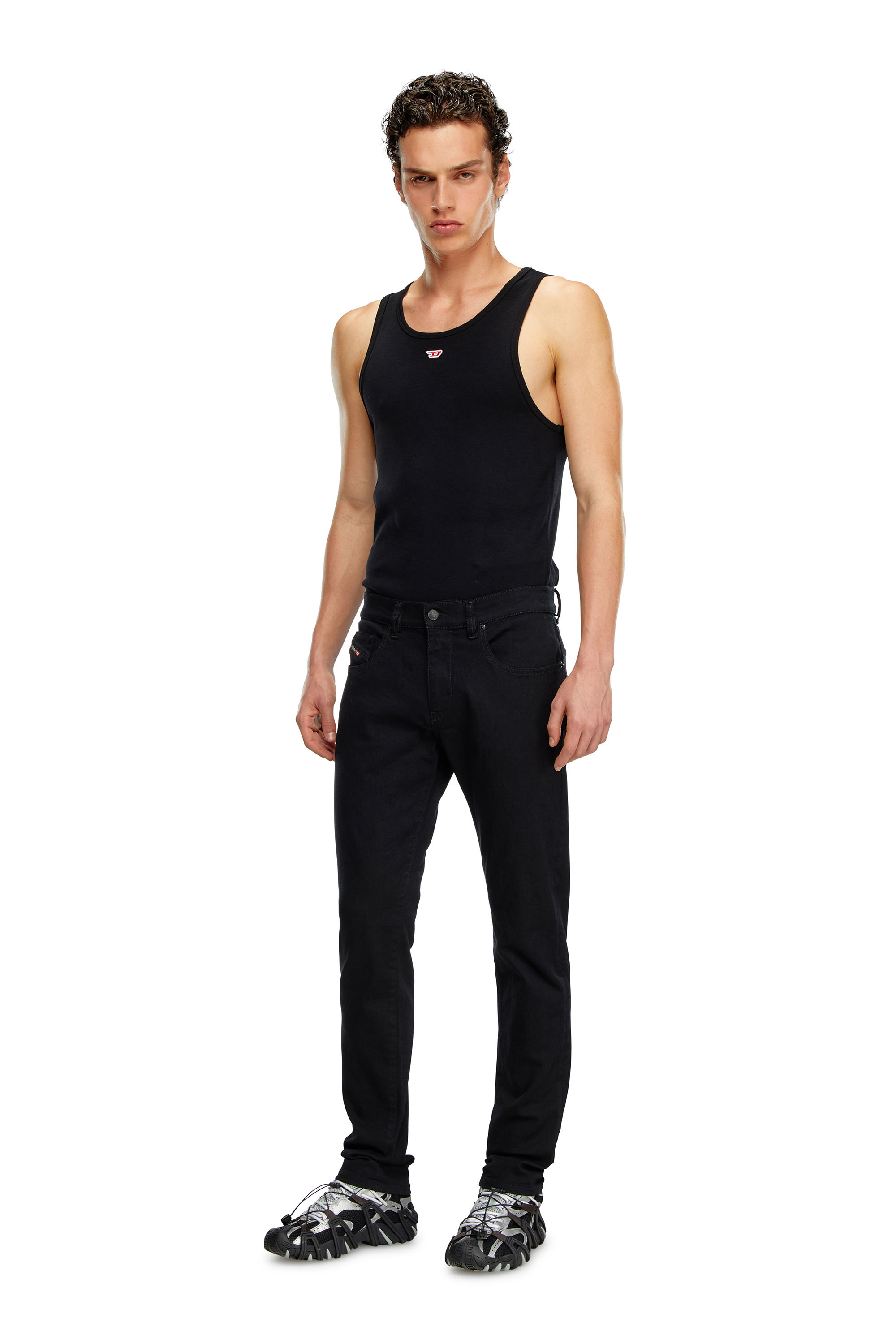 Diesel - Slim Jeans 2019 D-Strukt 069YP, Black/Dark grey - Image 5