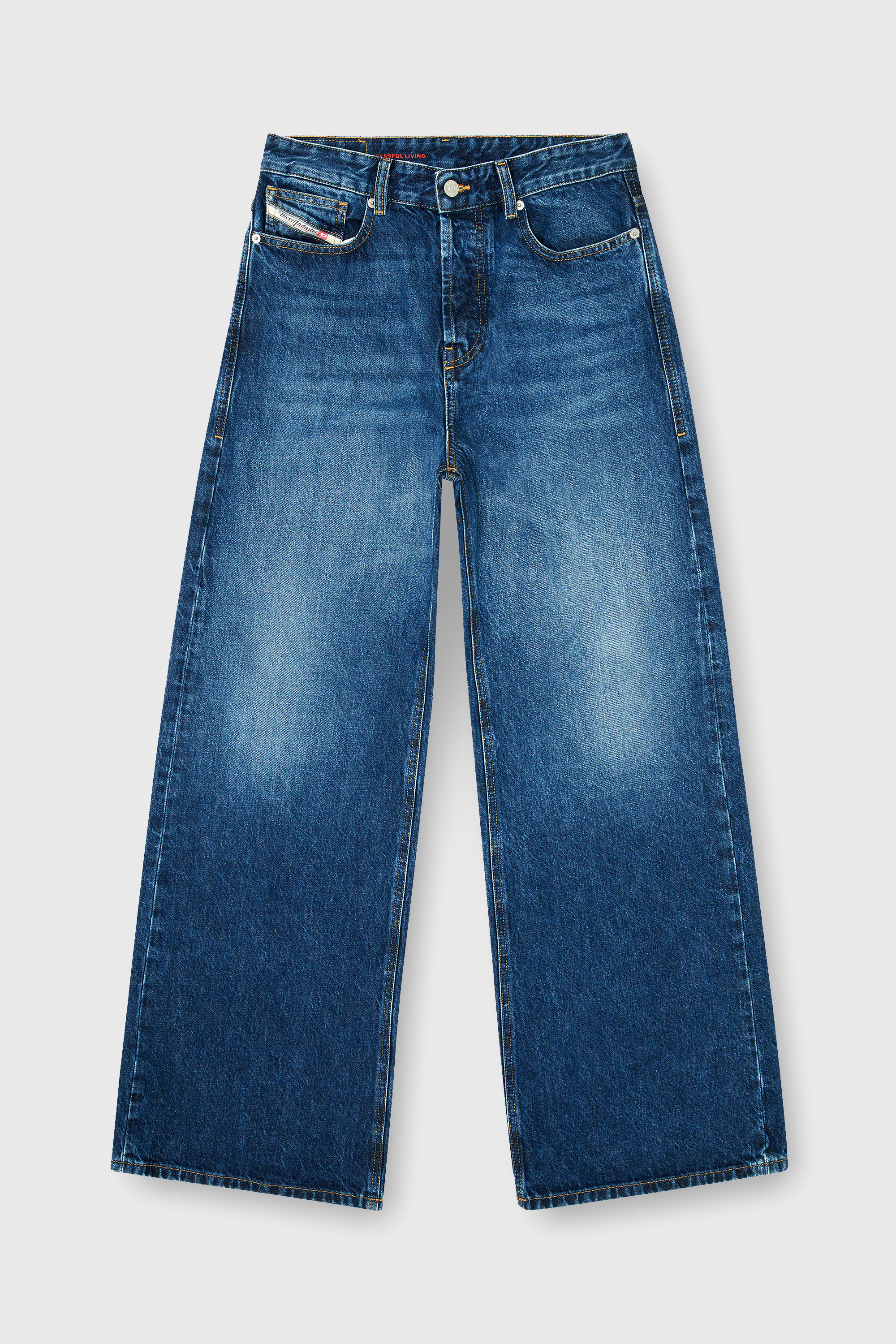 Diesel - Unisex's Relaxed Jeans 1996 D-Sire 09I27, Dark Blue - 8