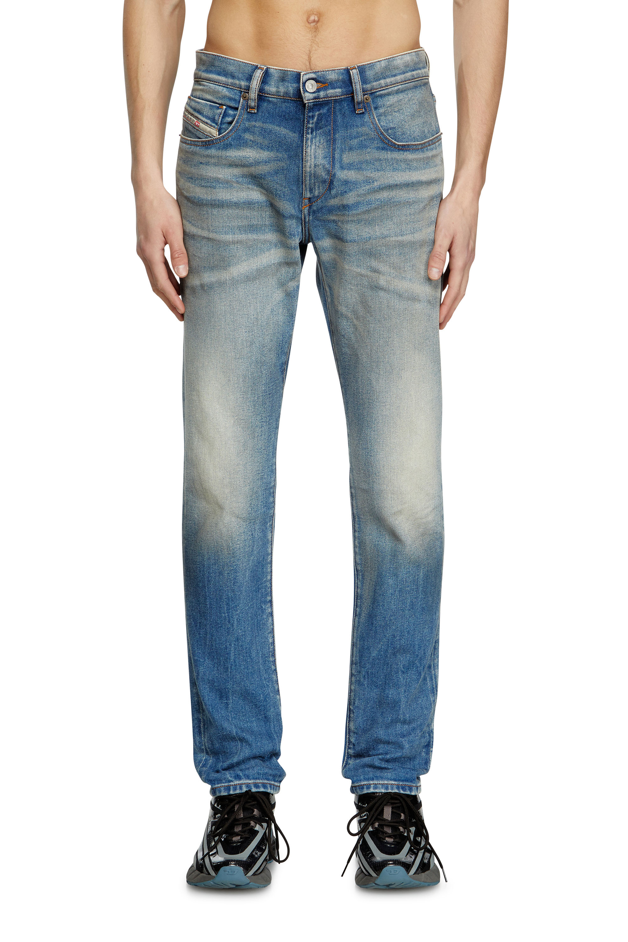 Diesel - Man's Slim Jeans 2019 D-Strukt 09L30, Medium blue - 1