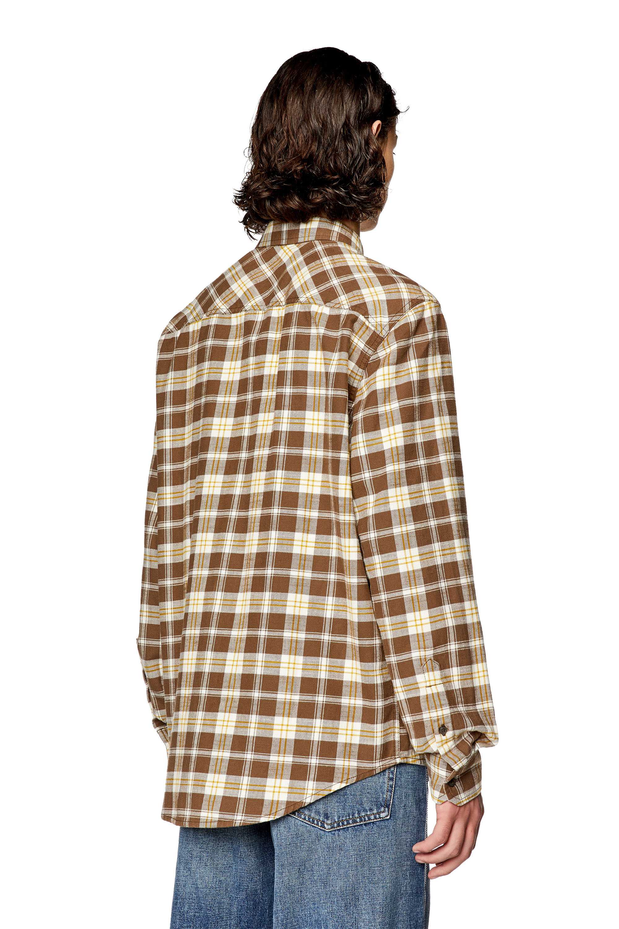Diesel - S-UMBE-CHECK-NW, Brown/Beige - Image 4