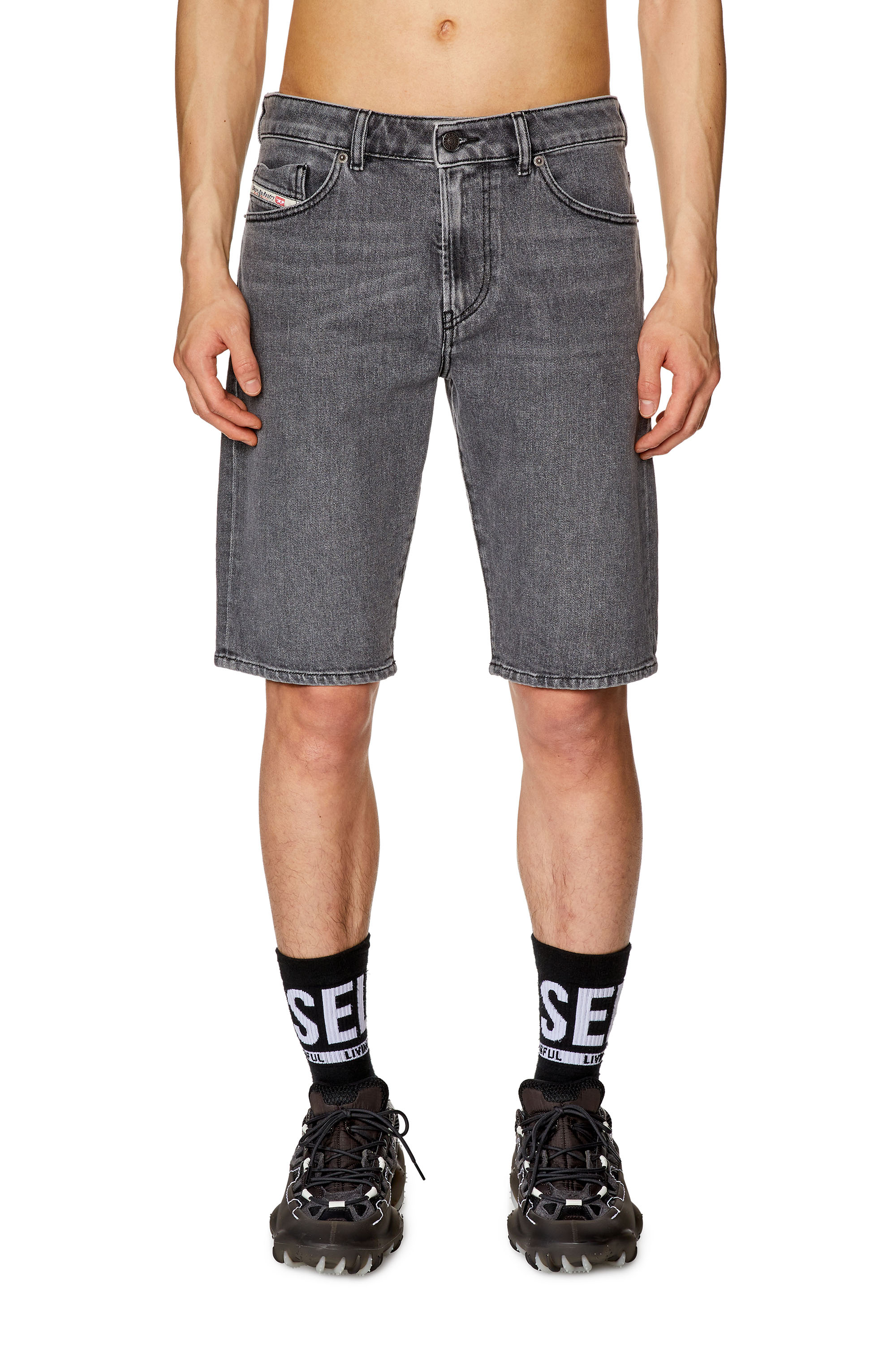 Diesel - SLIM-SHORT, Black/Dark grey - Image 1