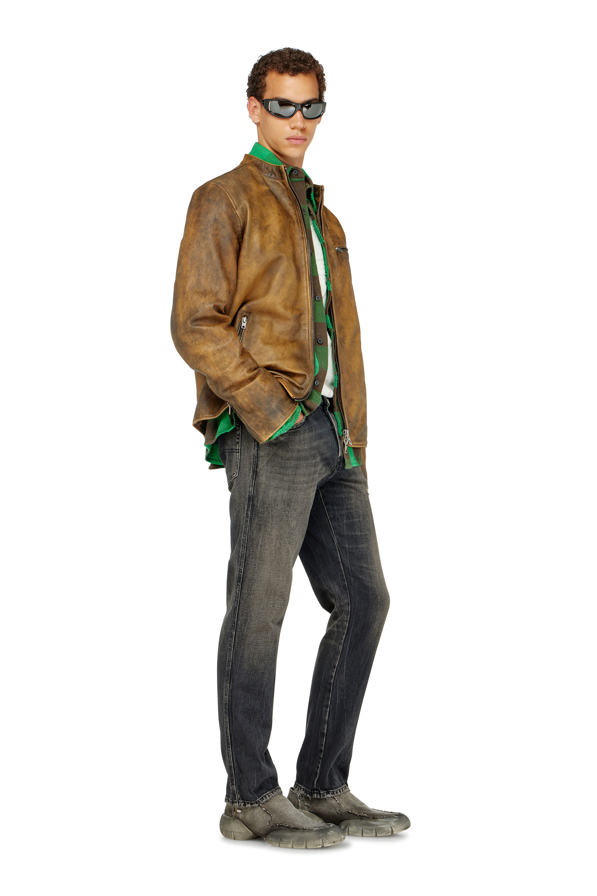 Diesel - Man's Slim Jeans 1993 D-Vyl 09P46, Black/Dark grey - 2