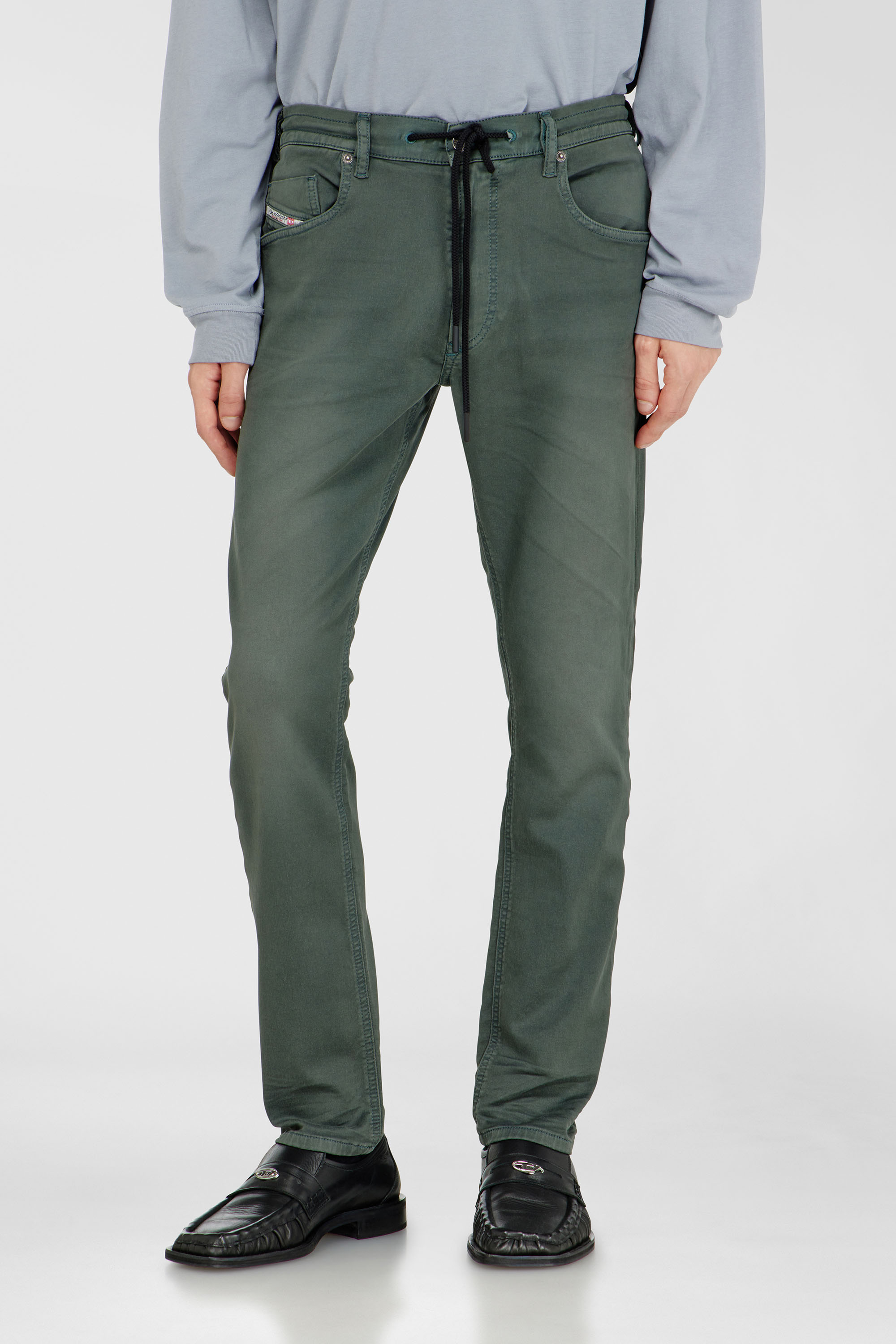 Diesel - Man's Regular 2032 D-Krooley Joggjeans&reg; 0670M, Grey - 2