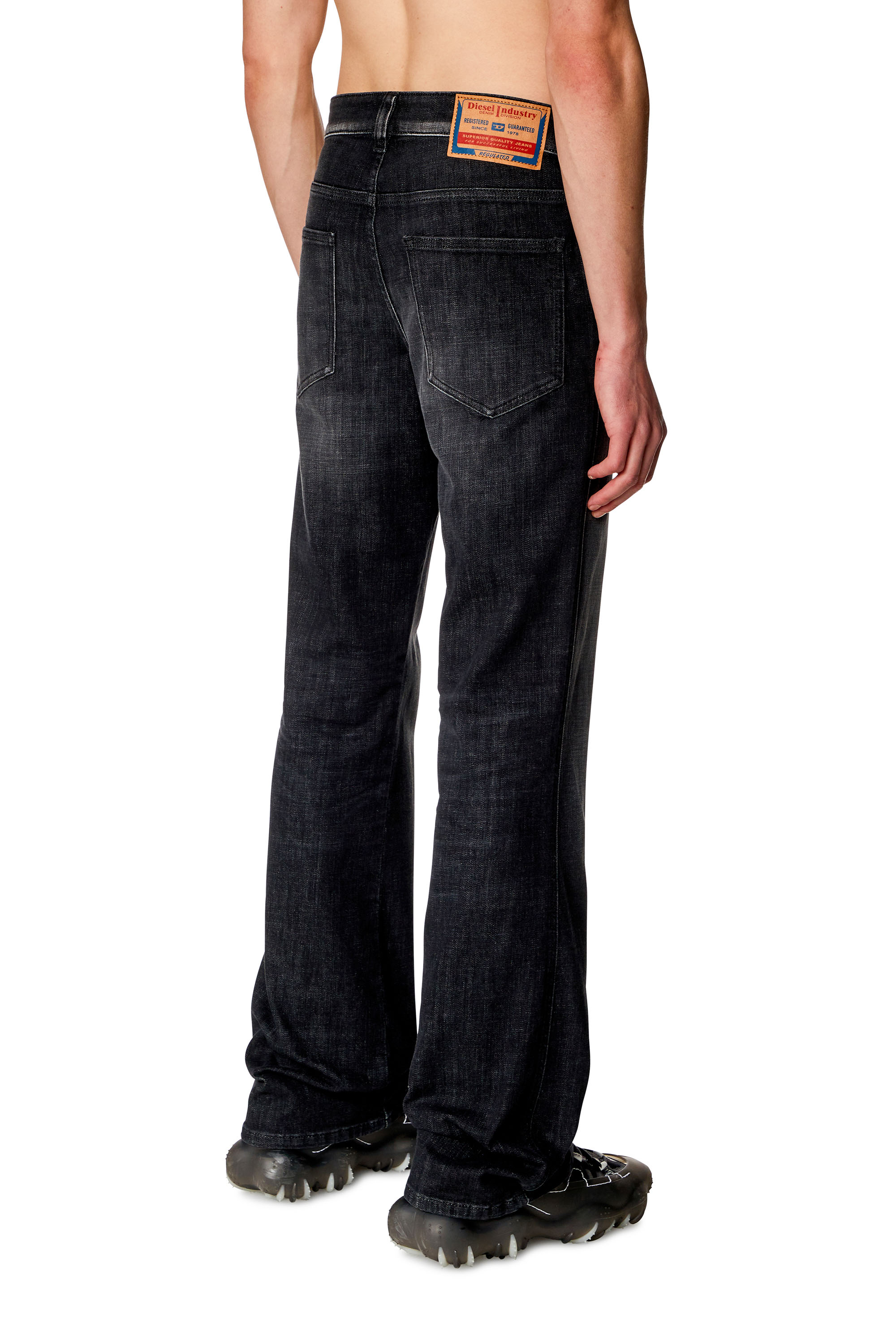 Diesel - Man's Bootcut Jeans 1998 D-Buck 09H34, Black/Dark grey - 3