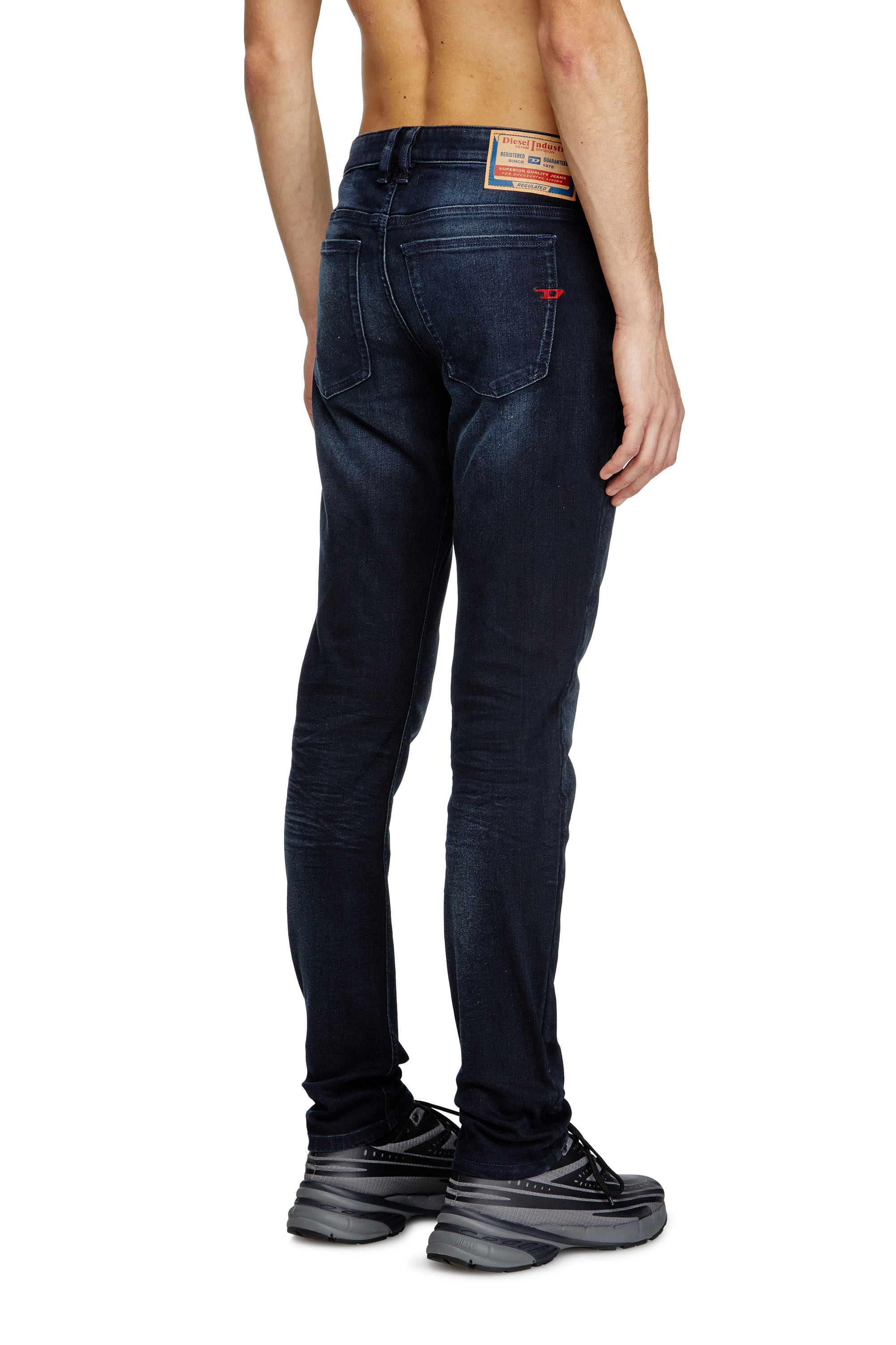 Diesel - Man's Skinny Jeans 1979 Sleenker 0BMBU, Dark Blue - 3