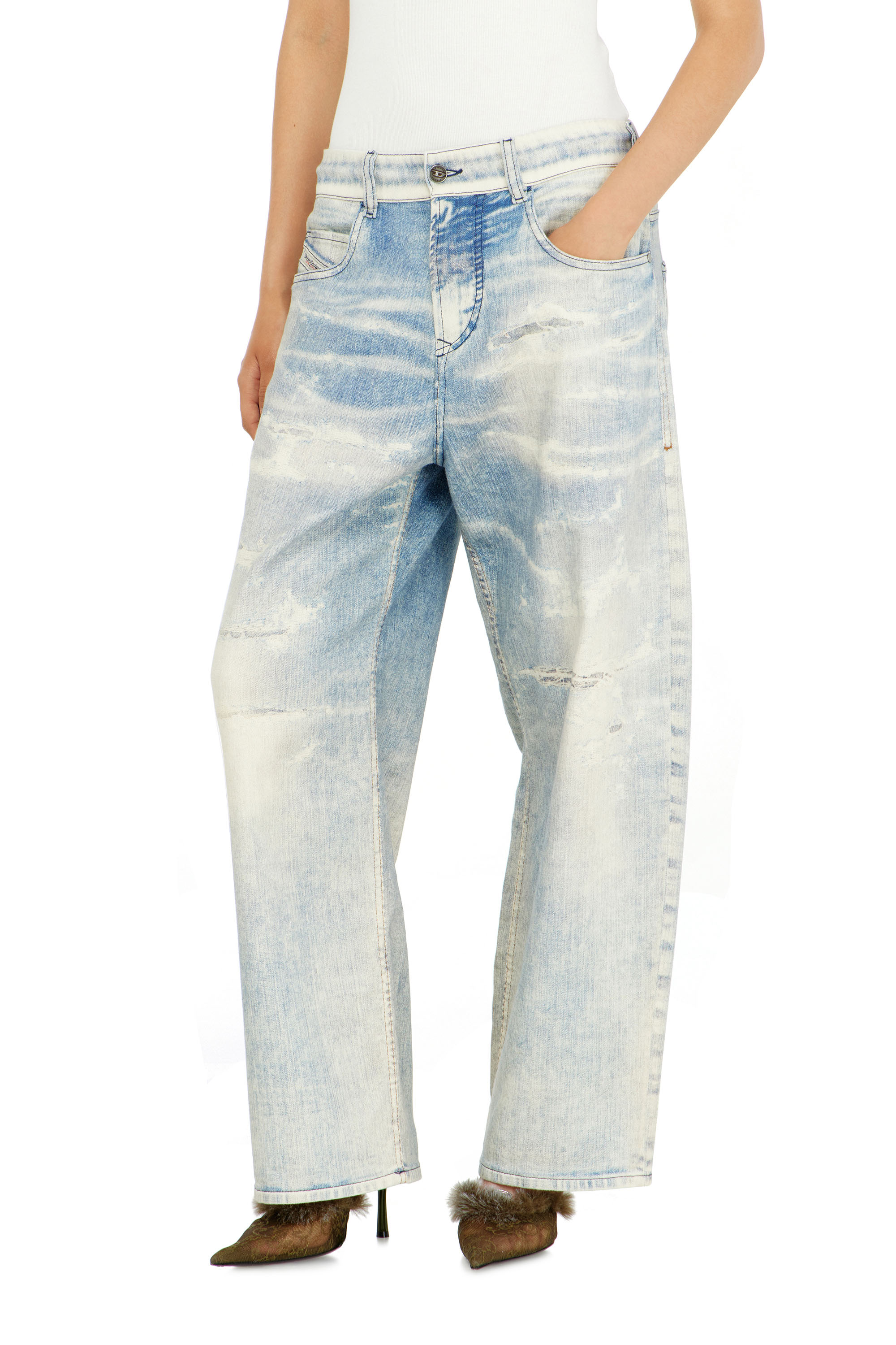 Diesel - Unisex's Relaxed 2097 D-Enim-M Joggjeans&reg; 068XM, Light Blue - 1