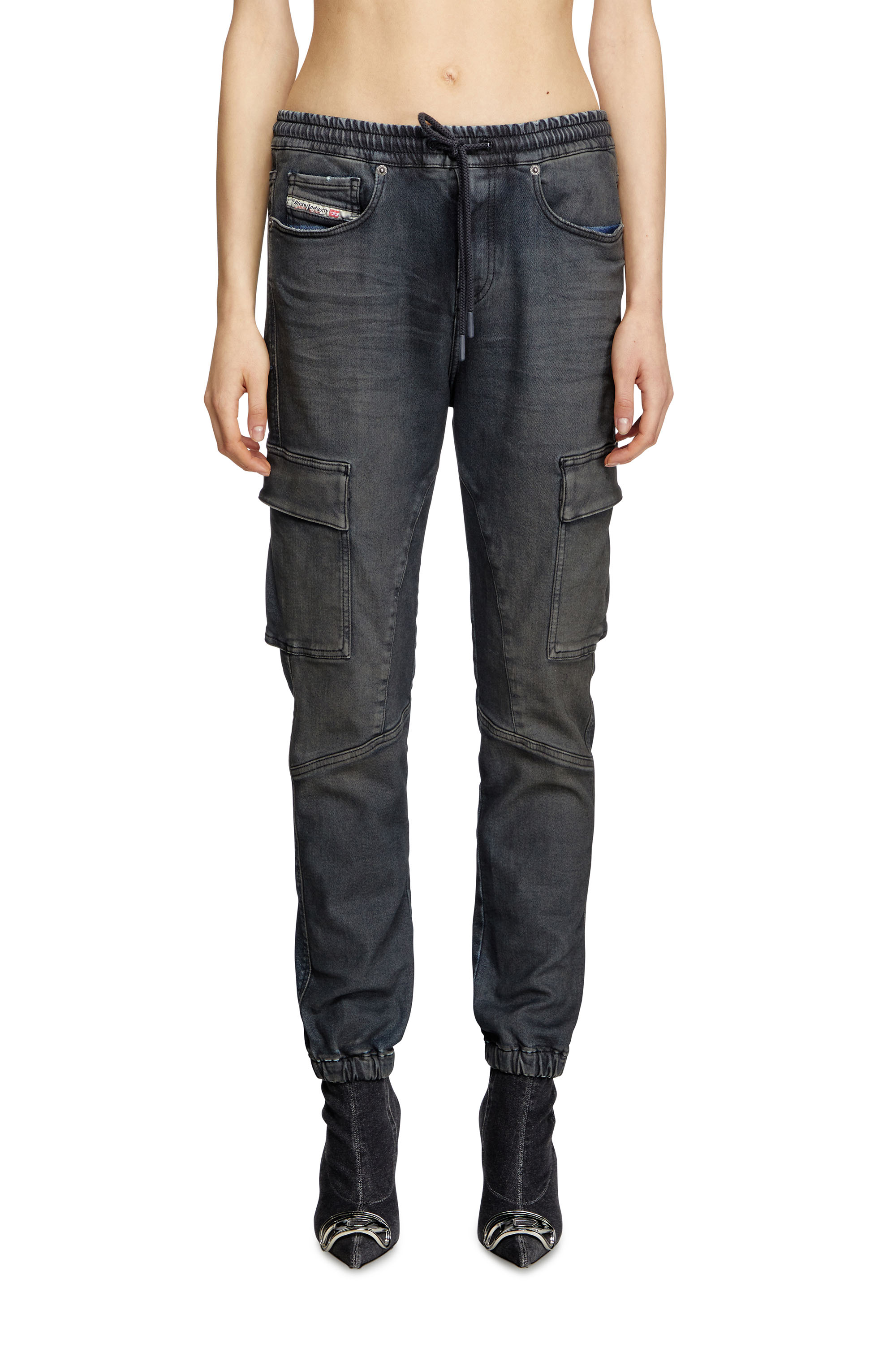 Diesel - Woman's Regular 2051 D-Ursy Joggjeans® 09L13, Dark Blue - 1