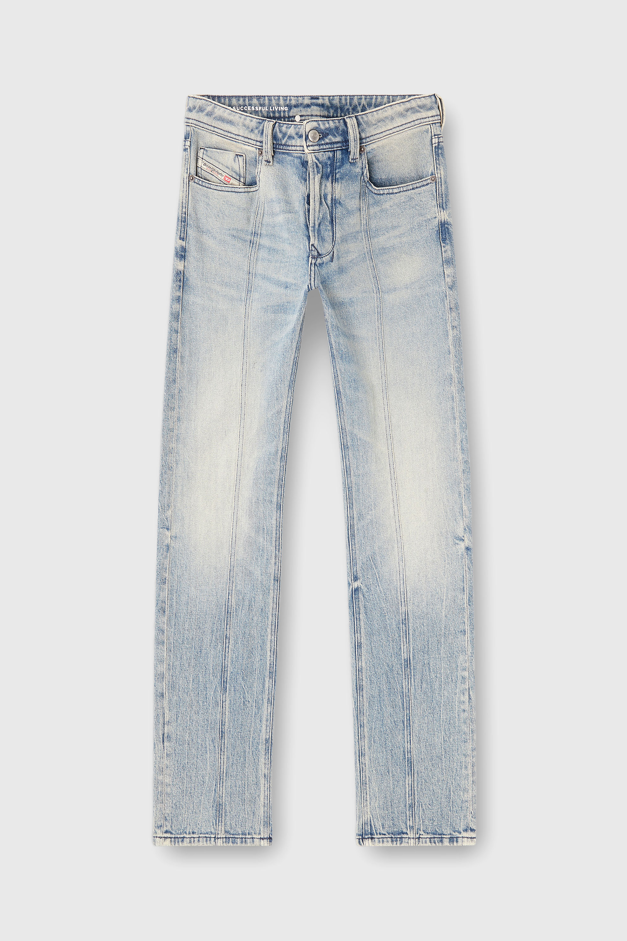 Diesel - Man's Regular Jeans 1985 Larkee 09N55, Light Blue - 2