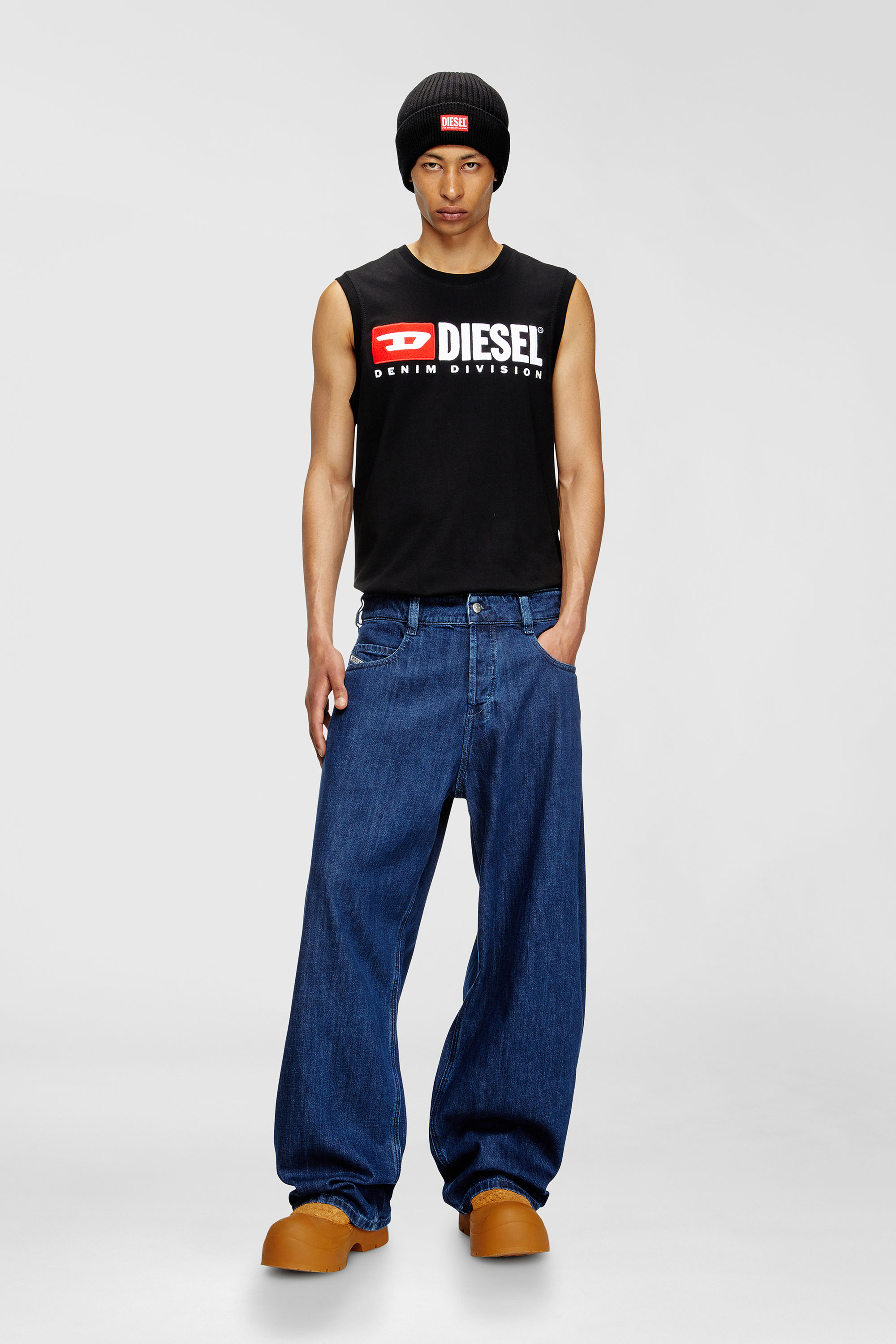 Diesel - Unisex's Relaxed Jeans 1997 D-Enim-M 0DBDX, Dark Blue - 2