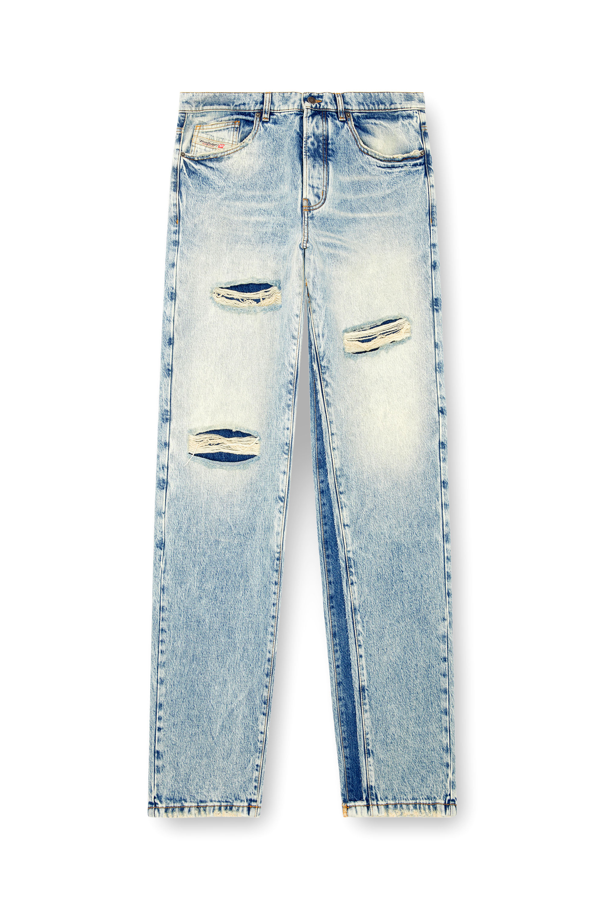 Diesel - Man's Relaxed Jeans D-Fire 0AJEN, Light Blue - 5